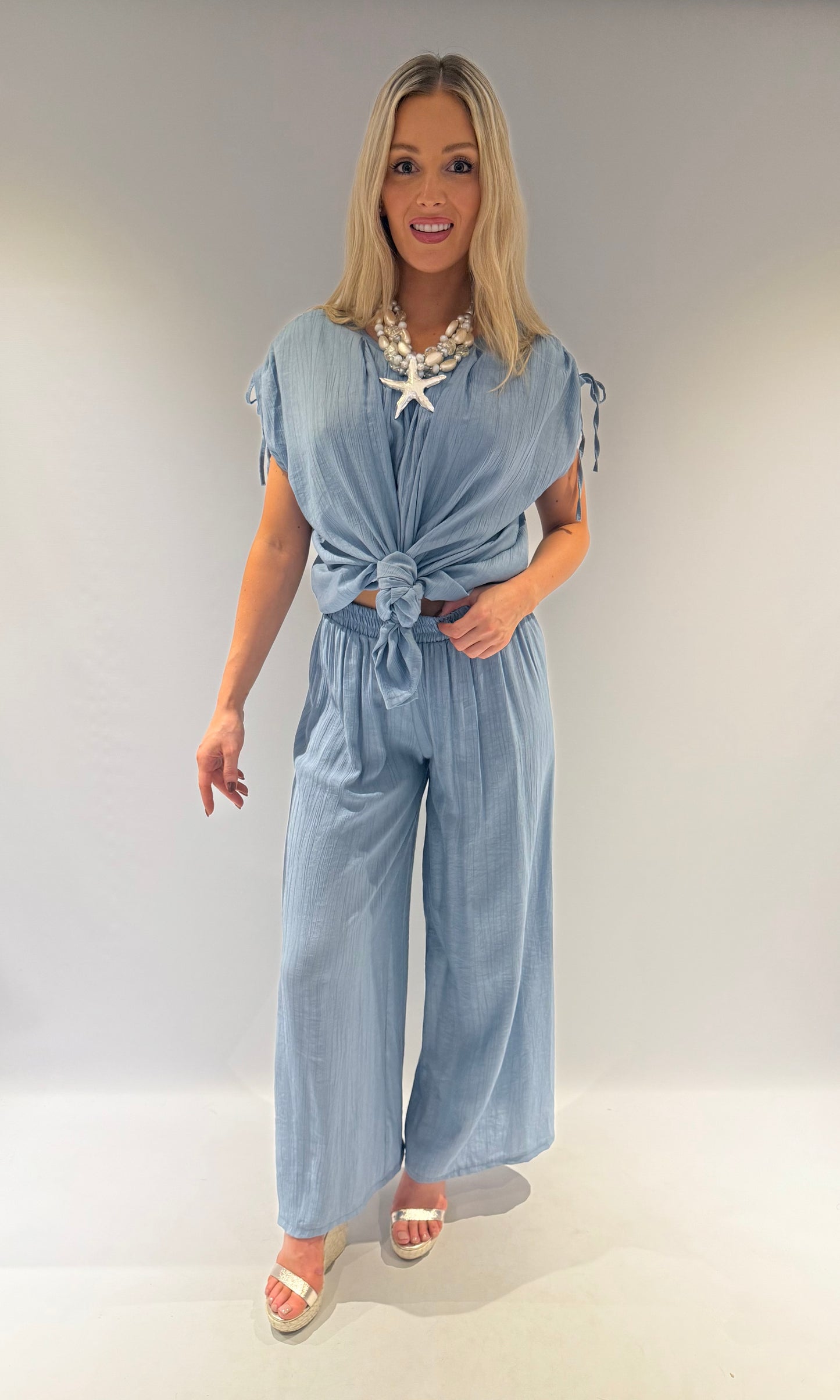Samantha Tie Shoulder Co-ord