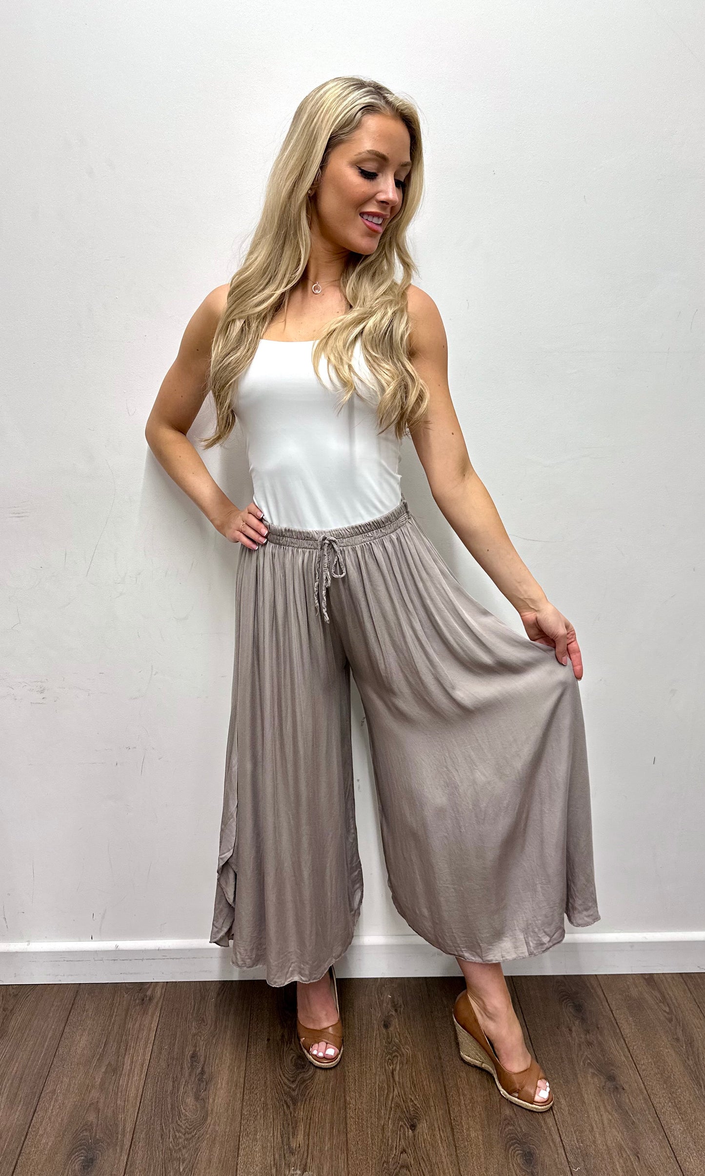 Boho Dip Hem Culotte