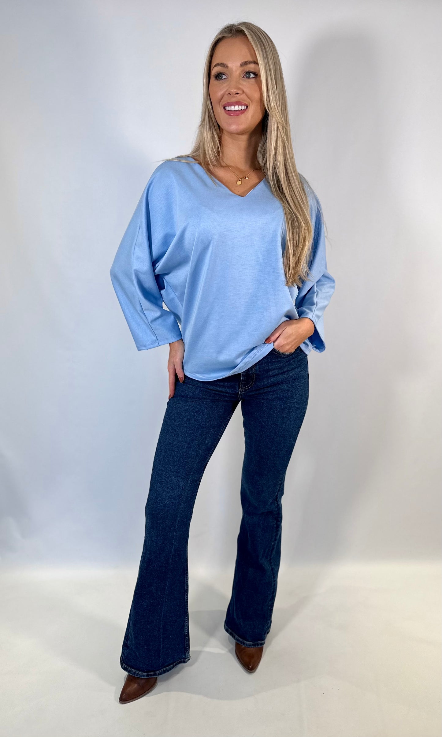 Bow Back Top