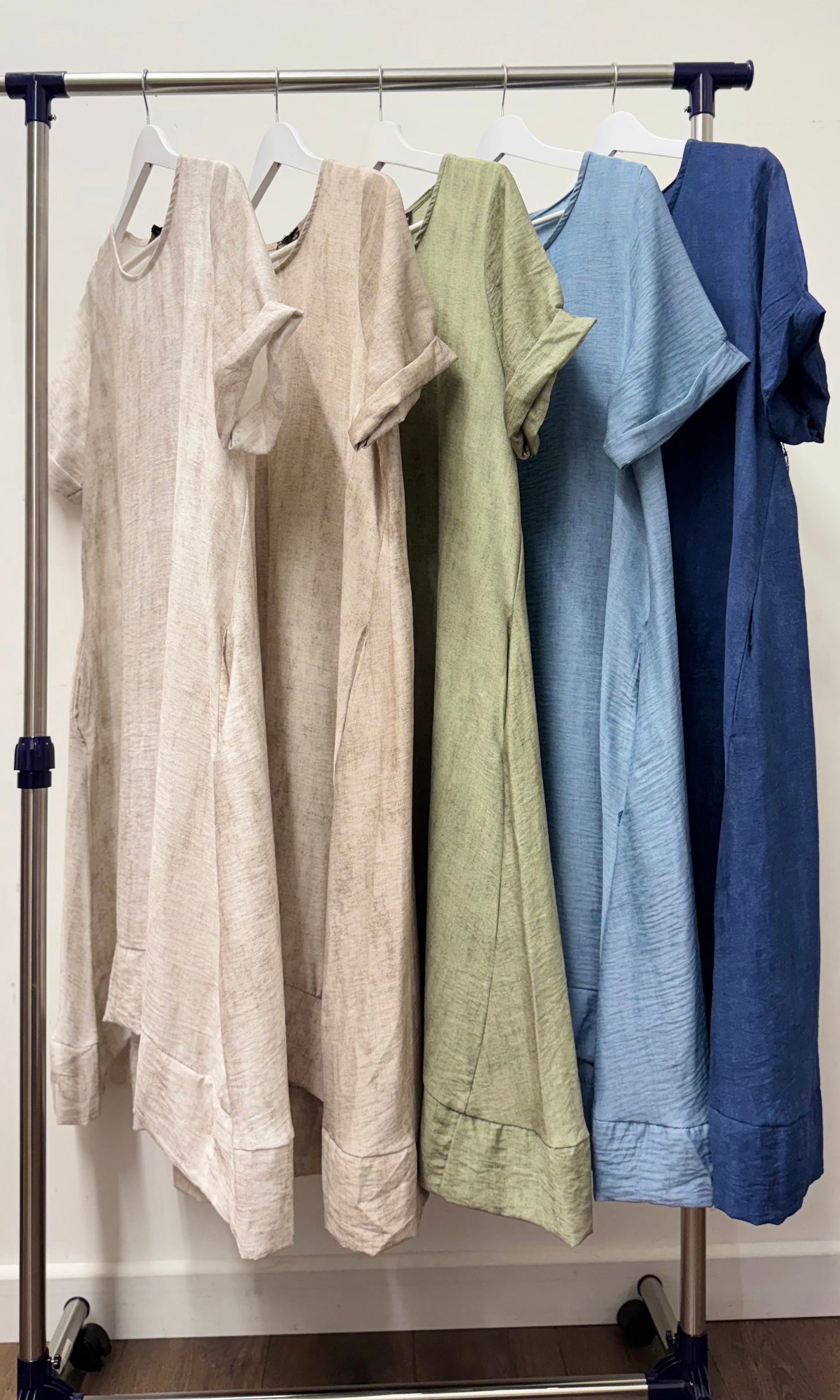 Katie Acid wash pocket dress