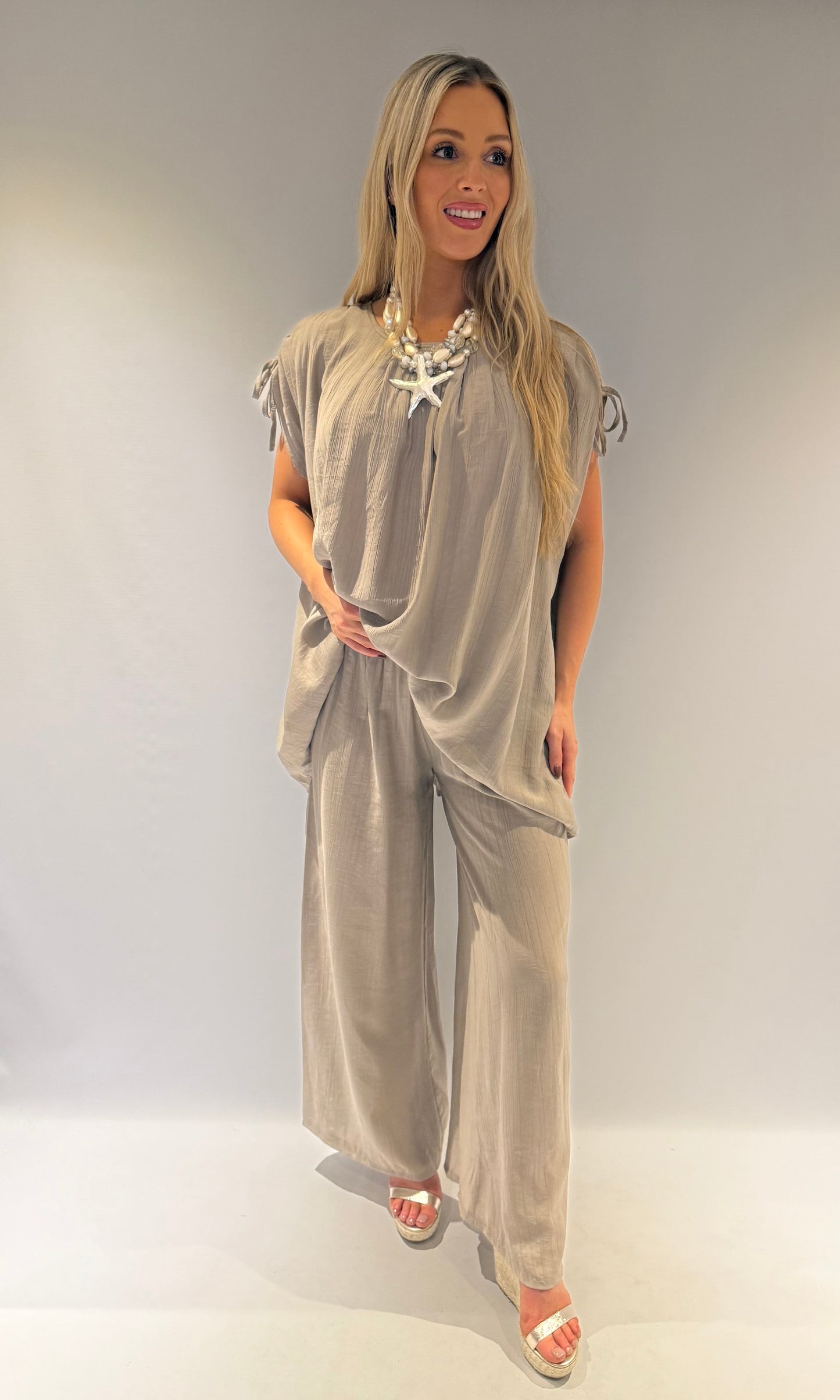 Samantha Tie Shoulder Co-ord