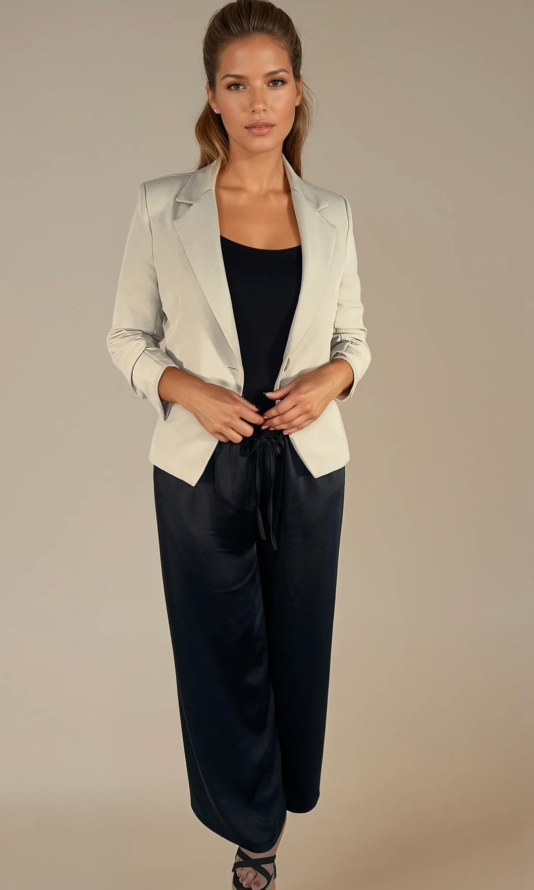 Tabby Silk feel trouser