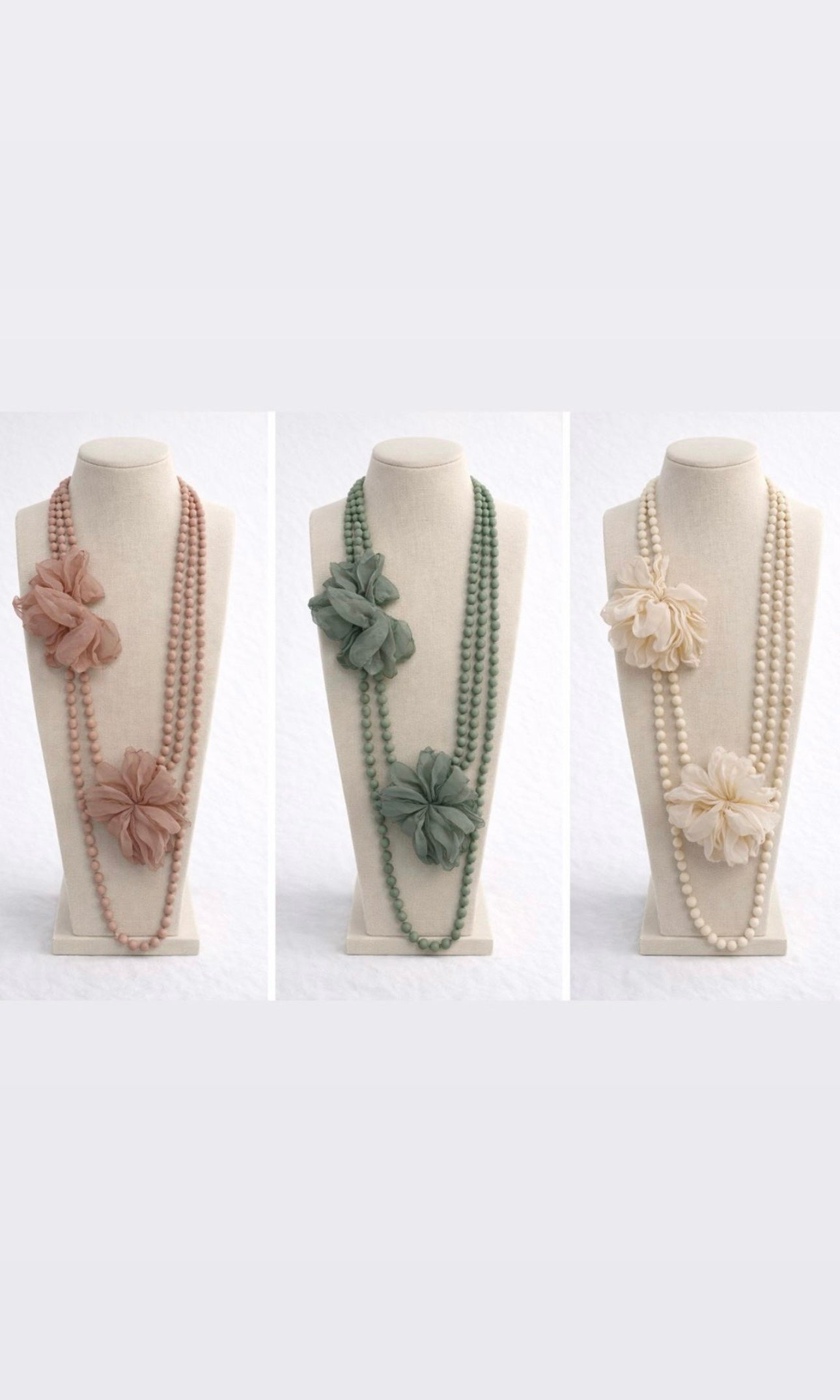 Lorena Wrap Beaded Necklace