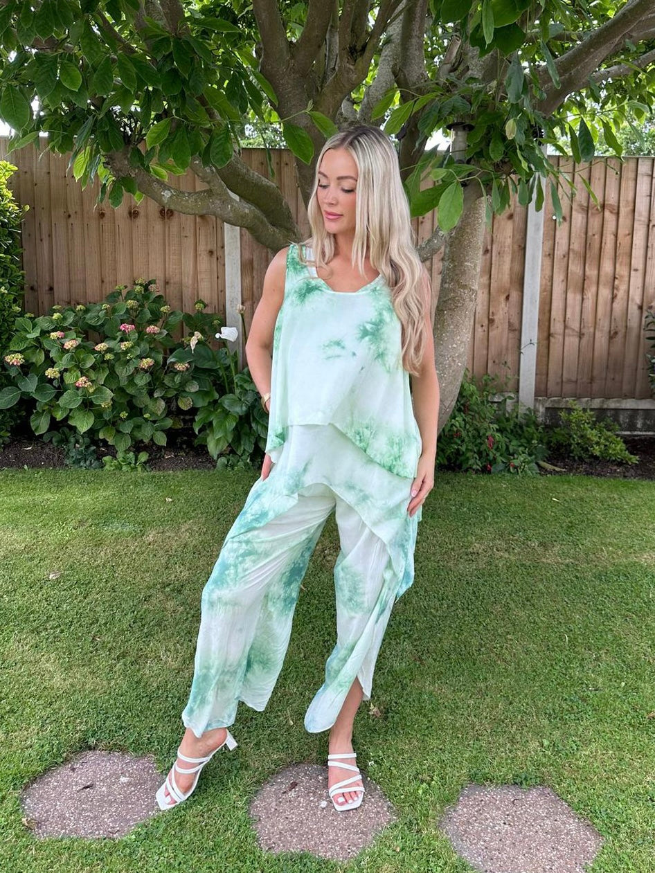 Tie dye Boho 3 Piece Co-ord