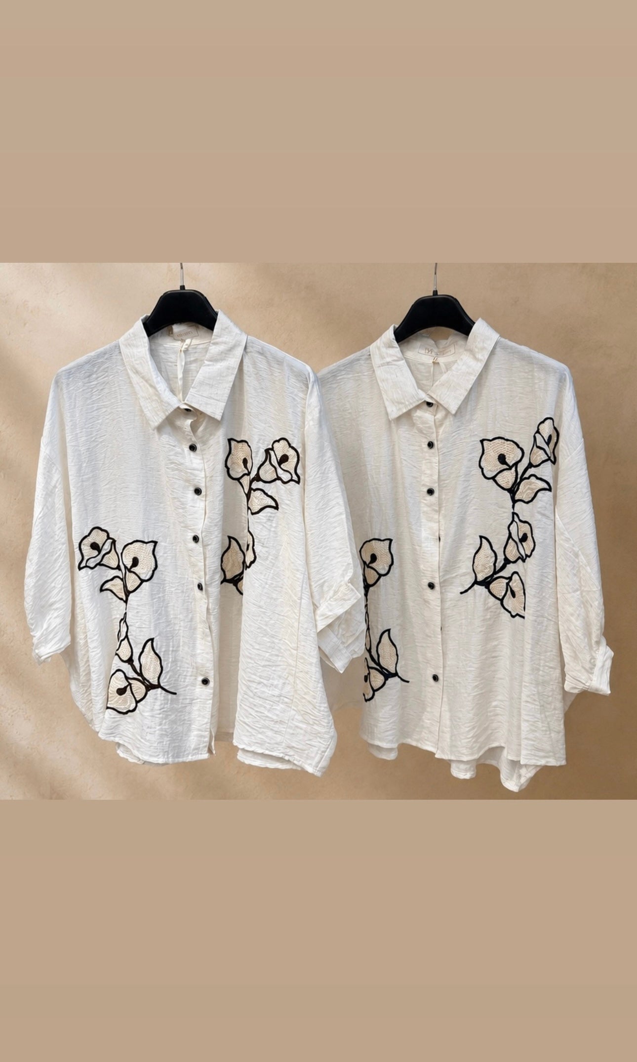 Olivia Pipped Shirt