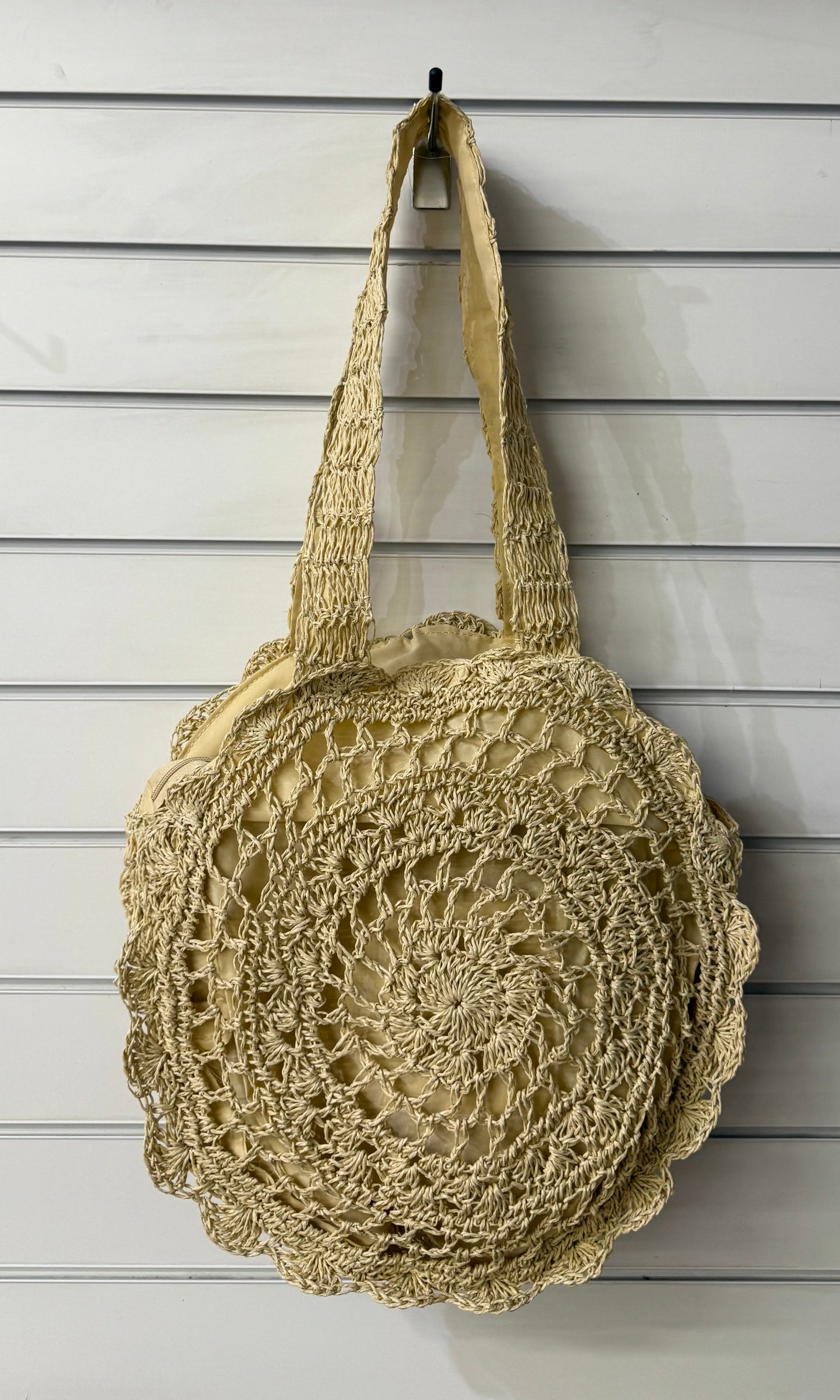 Woven Round Shopper Bag