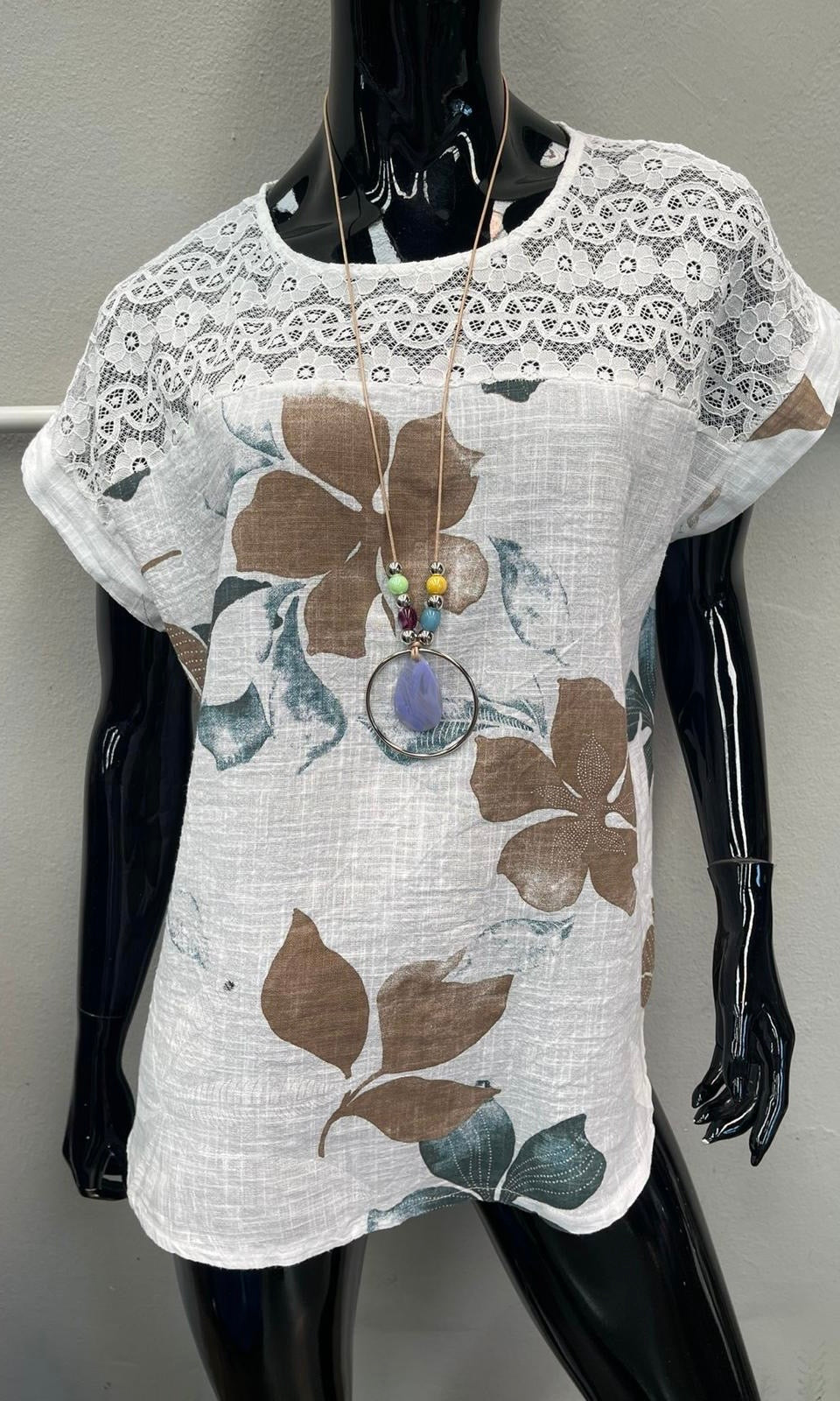 Floral Cotton Top