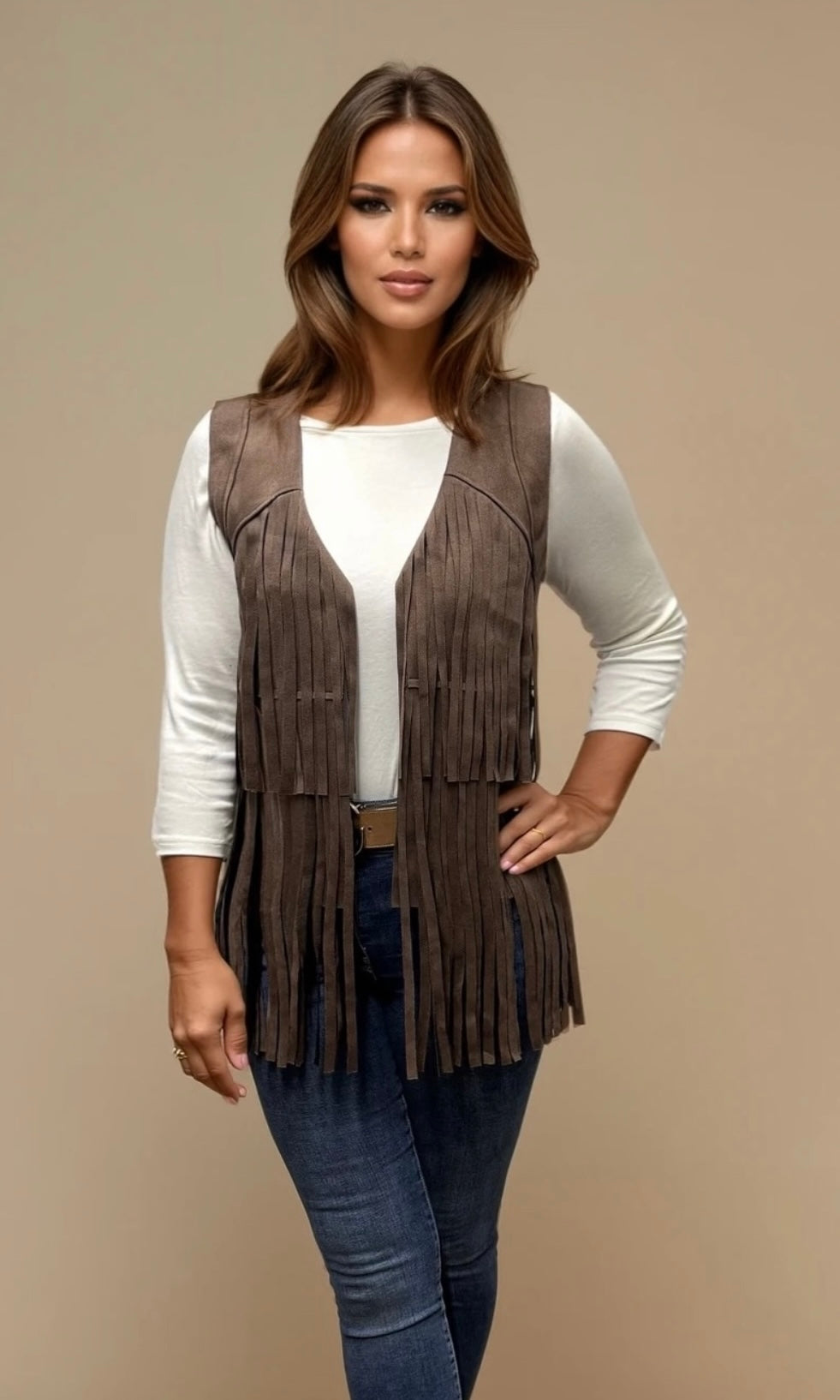 Shauna fringe Waistcoat