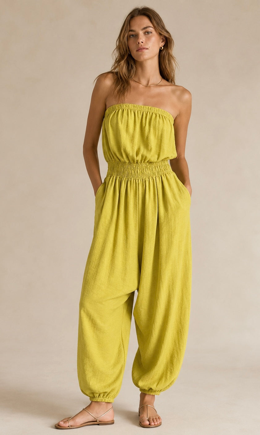 Saffron Elasticated Waist Jumpsuit