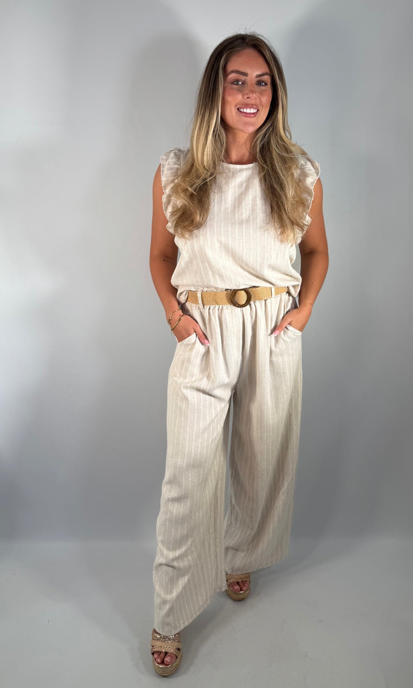 Lurex Pinstripe co-ord