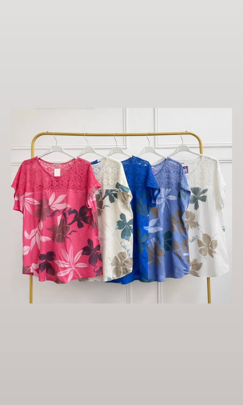 Wholesale Floral Cotton Top for Boutique Retailers - Catwalk style wholesale
