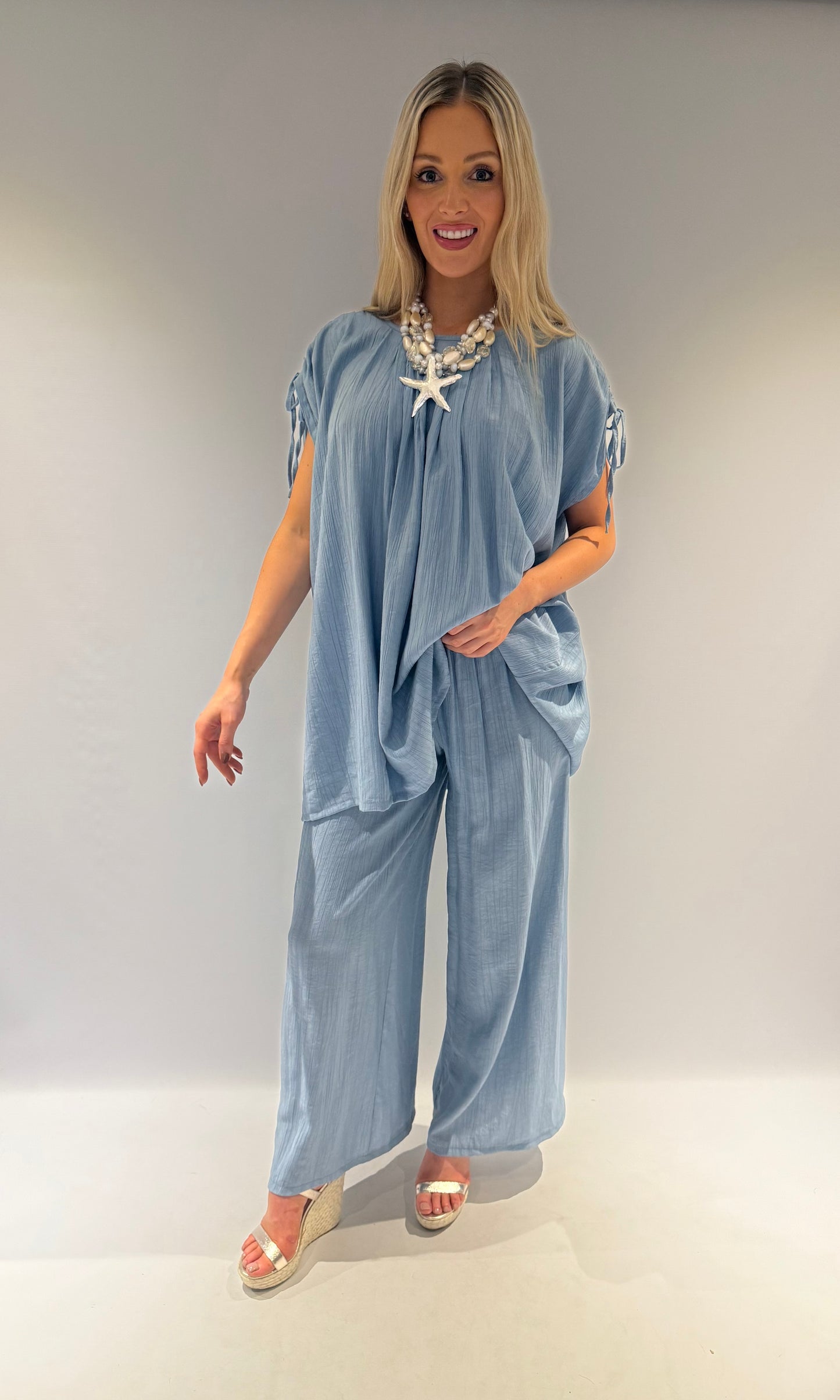 Samantha Tie Shoulder Co-ord