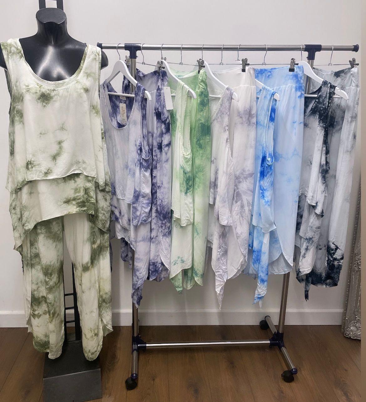 Tie dye Boho 3 Piece Co-ord