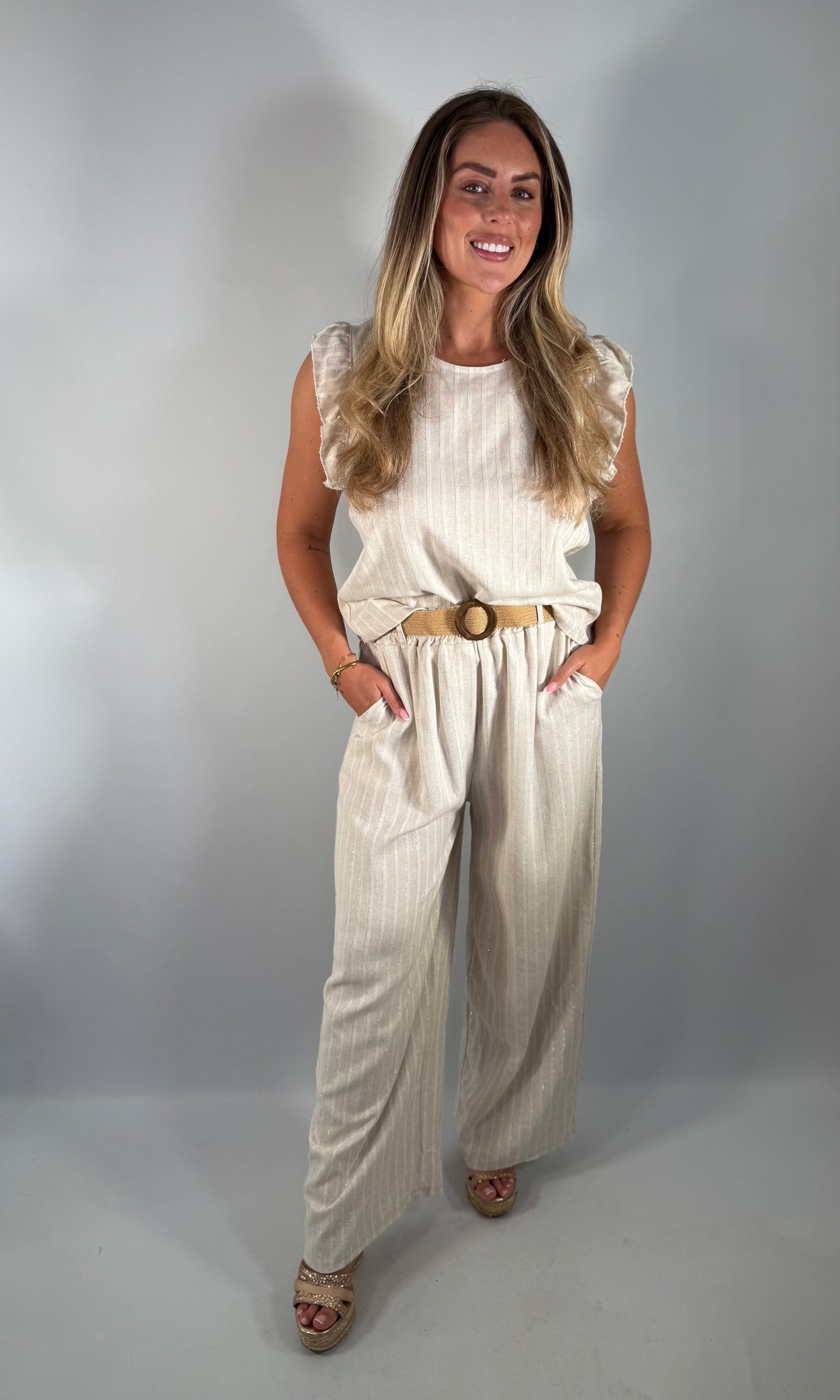 Lurex Pinstripe co-ord