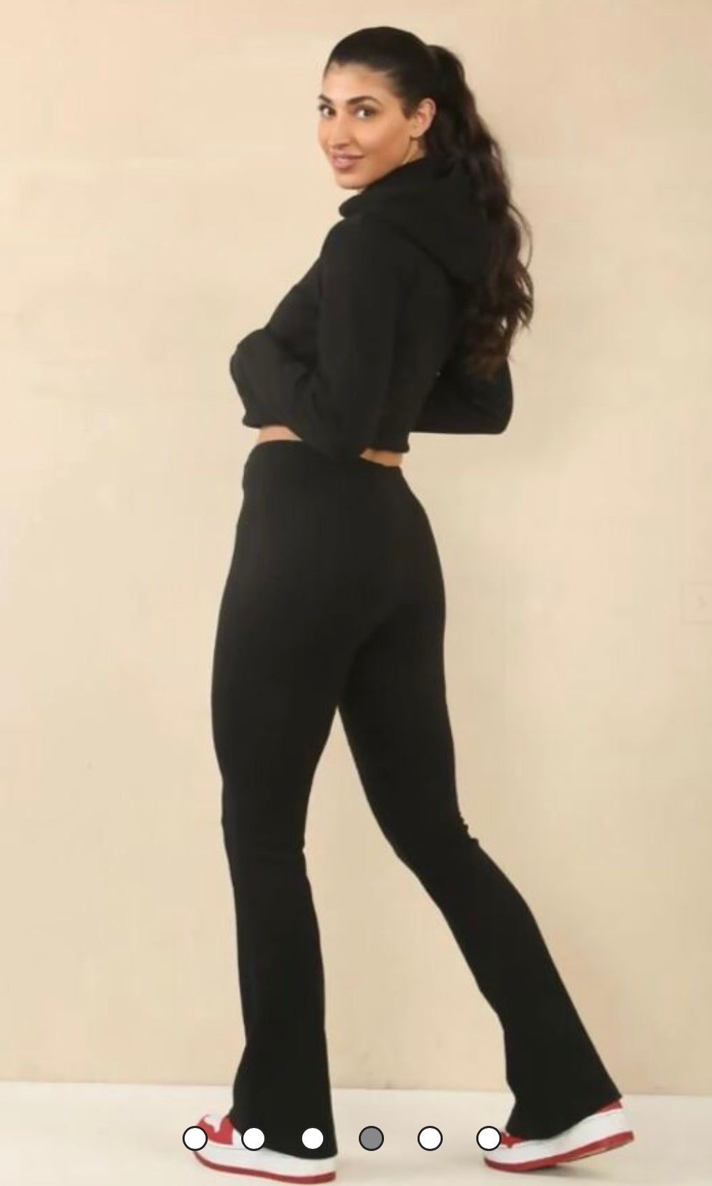 Zip Hoody with Bell bottom Lounge set (10051)
