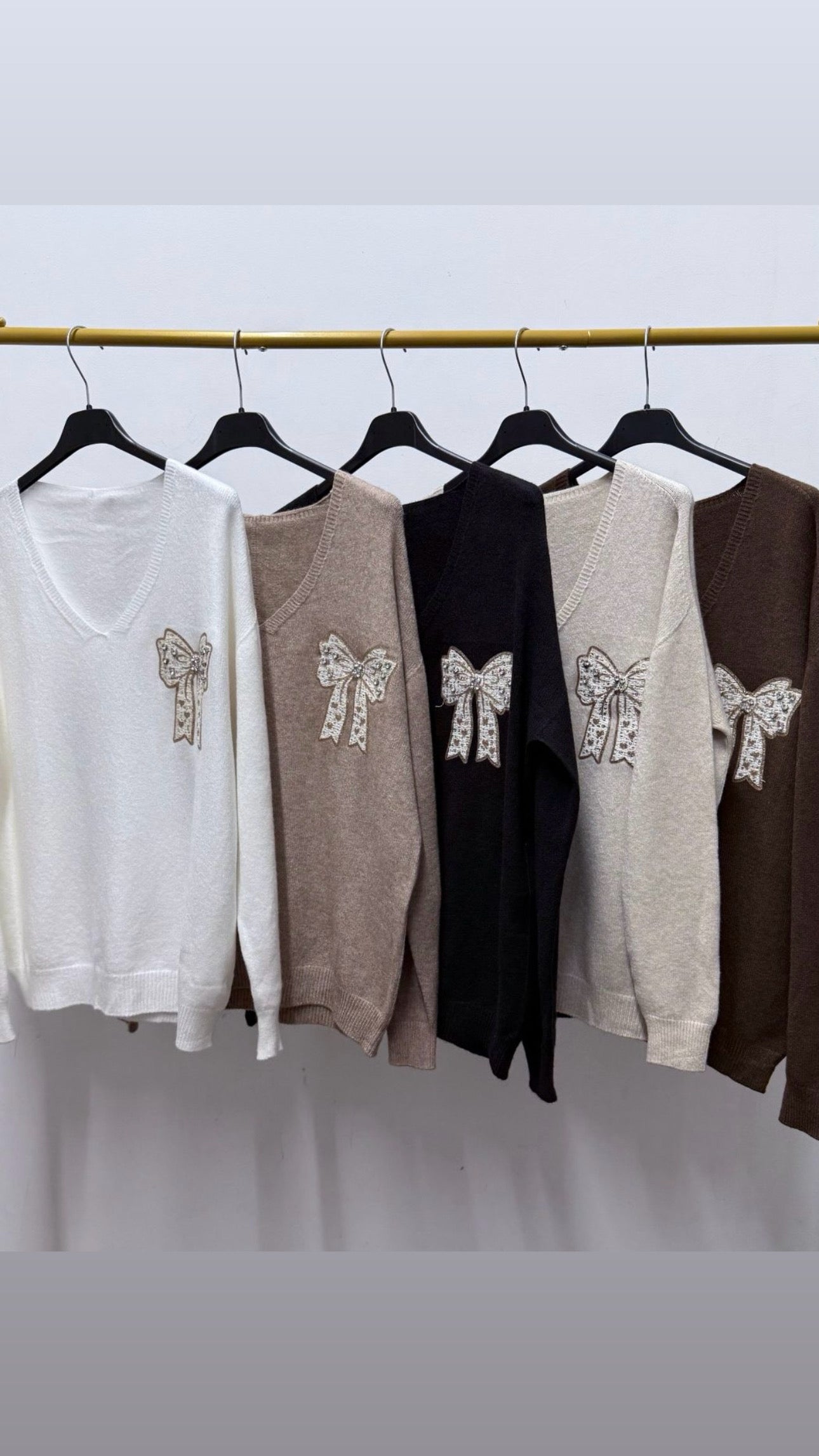 Super Soft Bow Detail Jumper