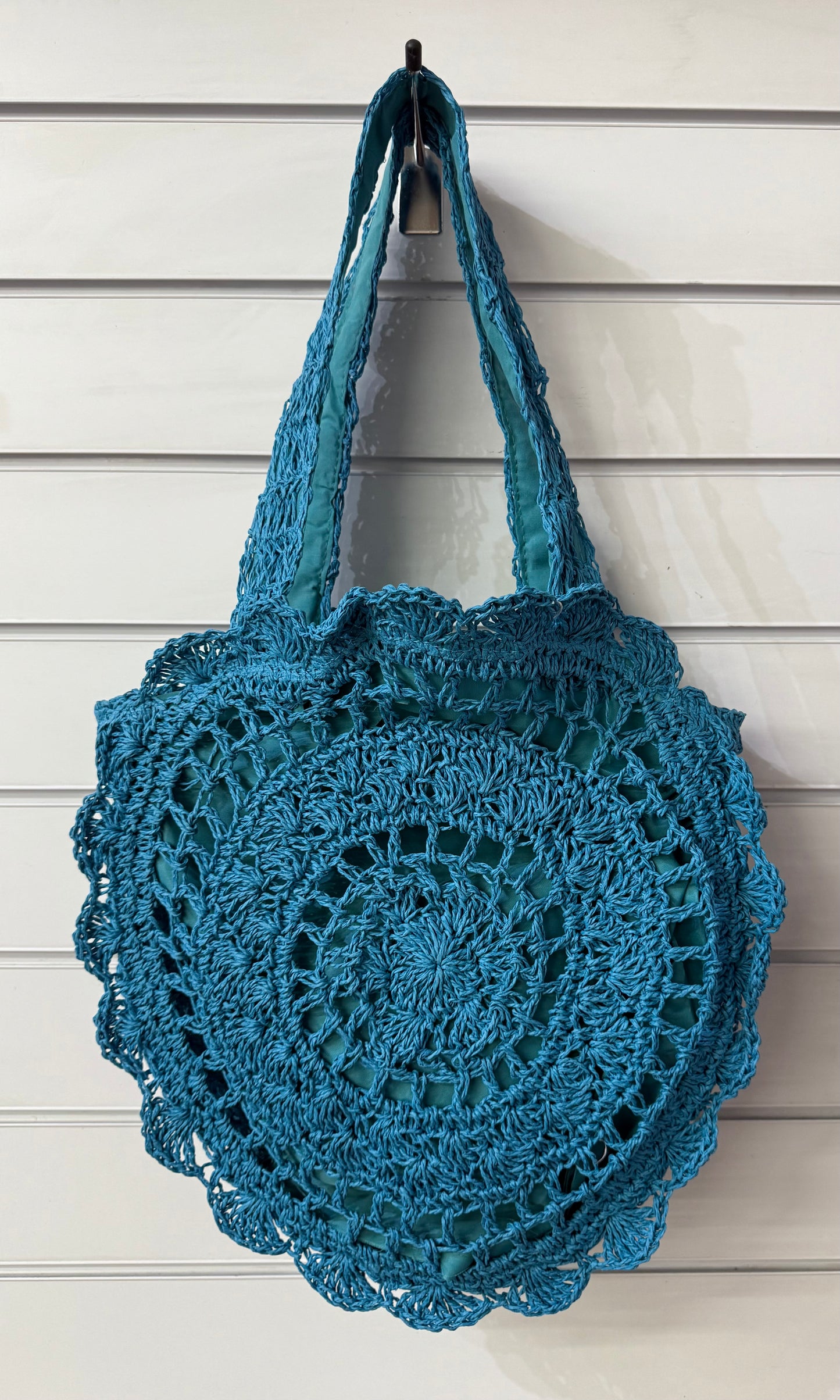 Woven Round Shopper Bag
