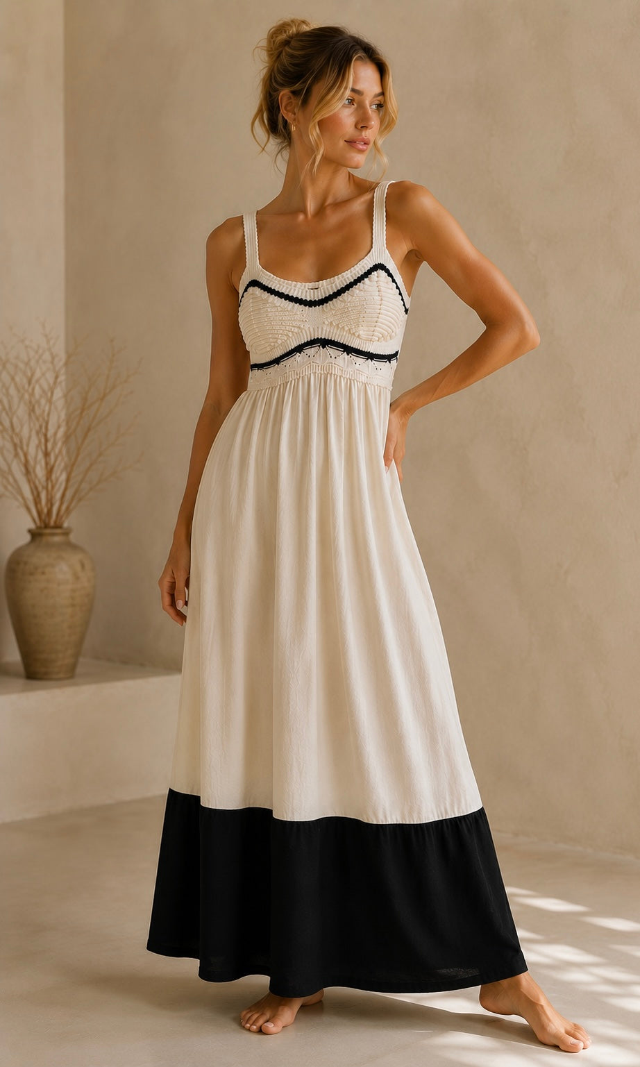 Layla Crochet Top Dress