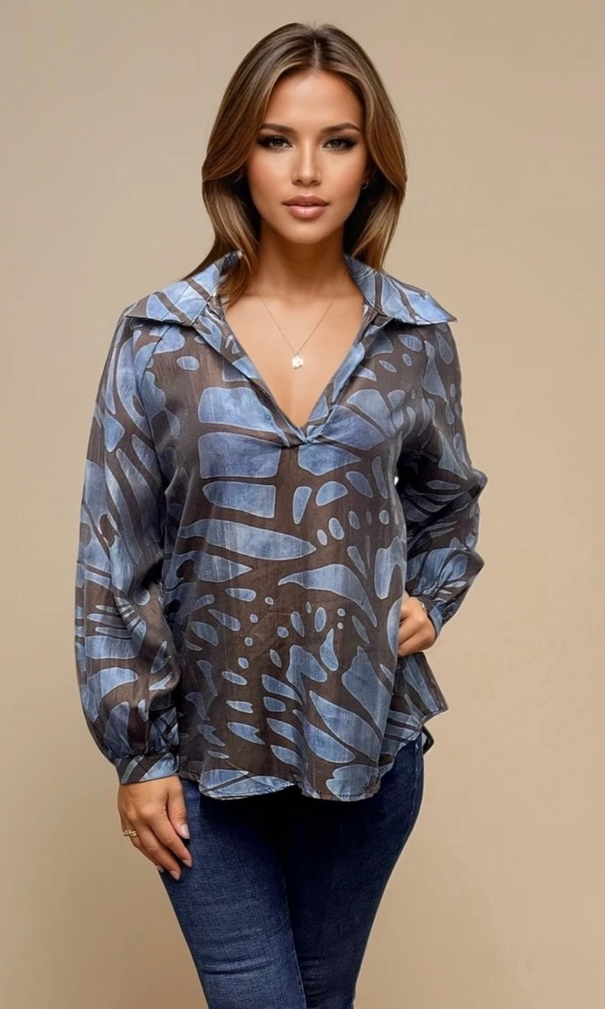 Arabella Print Blouse
