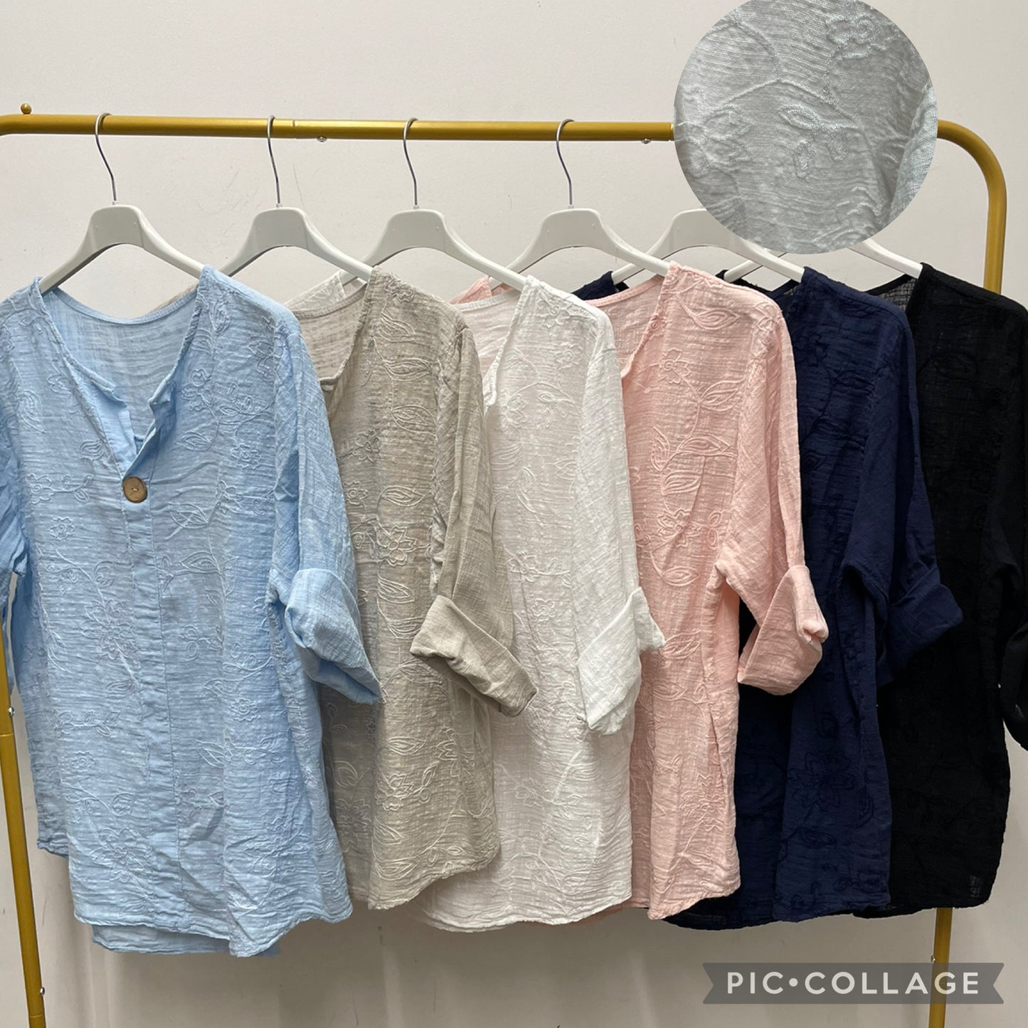 Cotton Embroidered Top
