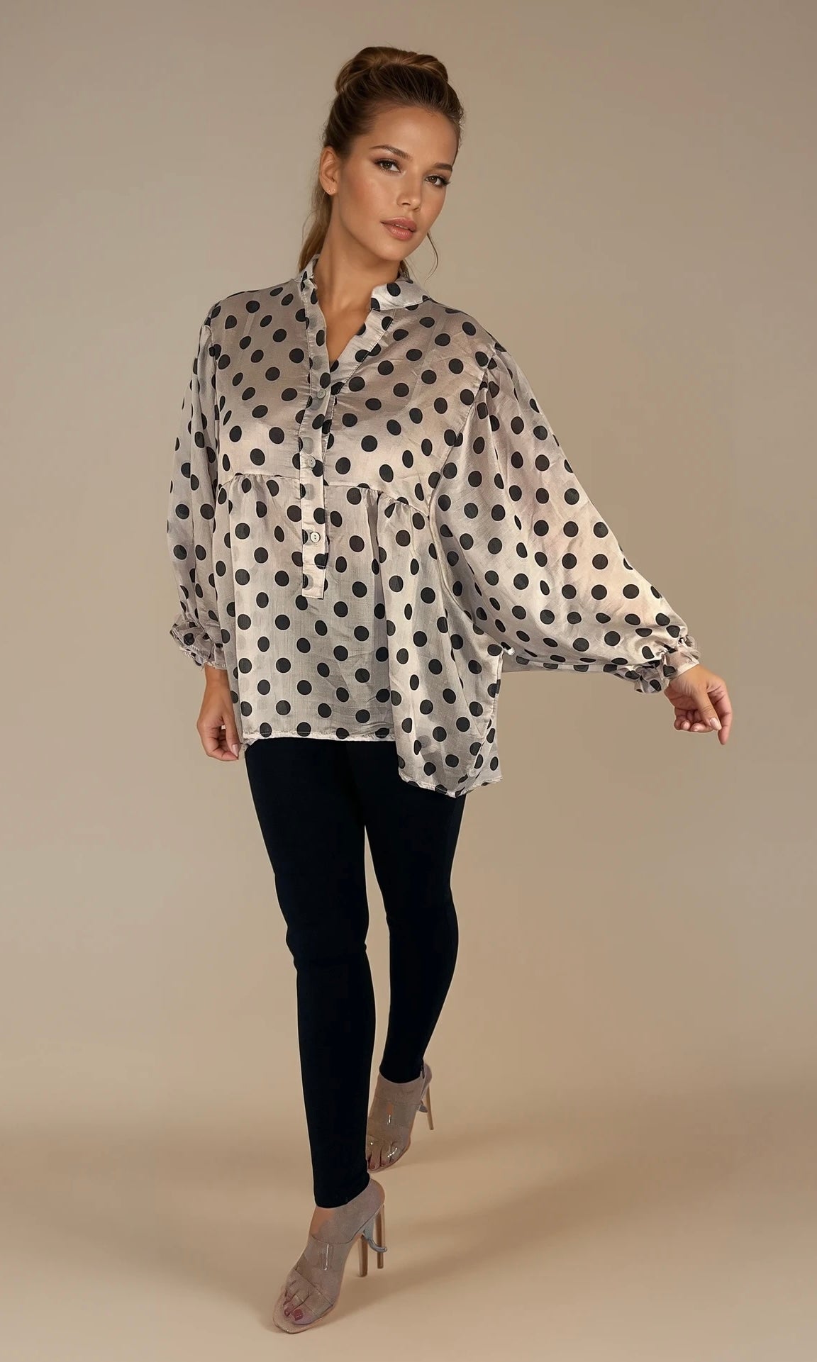 Dottie puff sleeve blouse