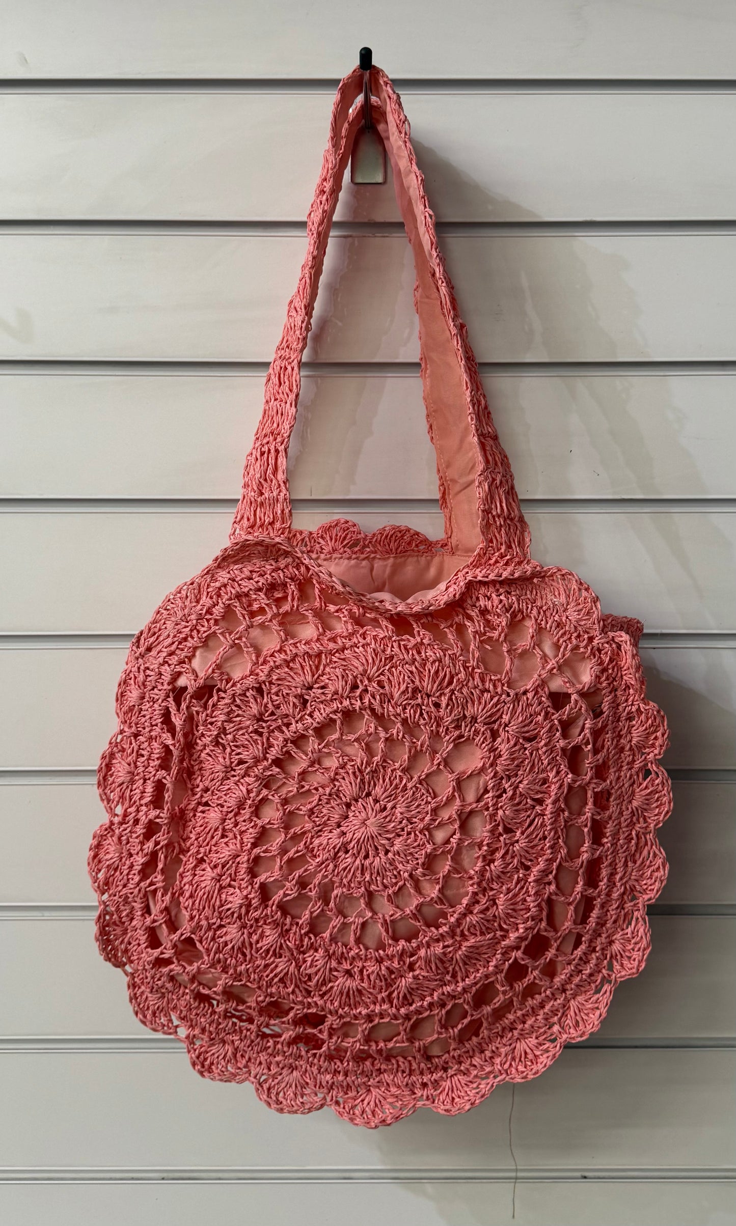 Woven Round Shopper Bag