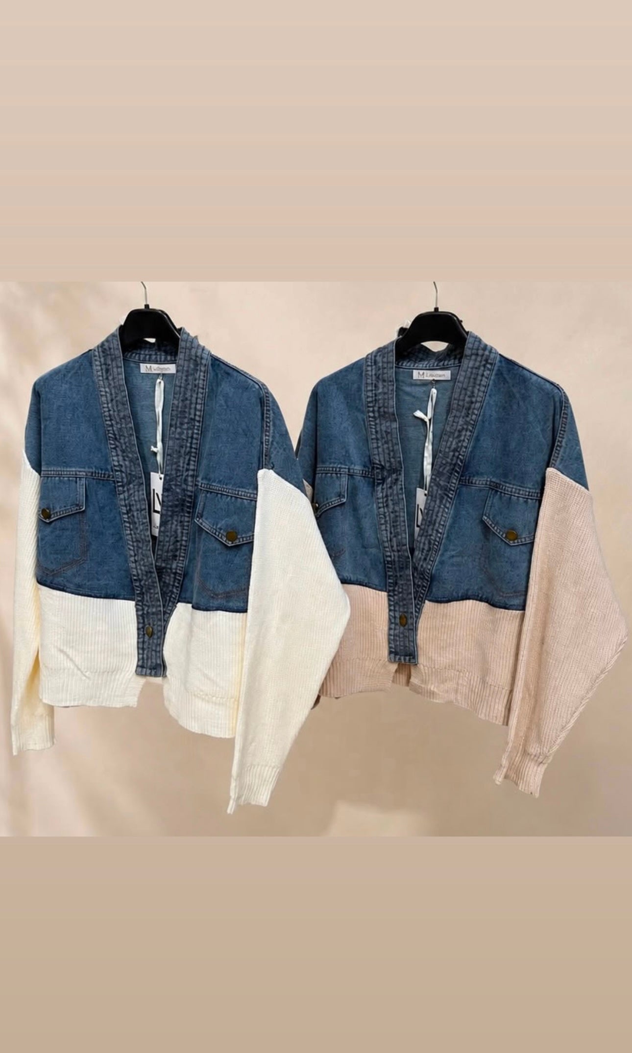 Eve Denim Knit Jacket