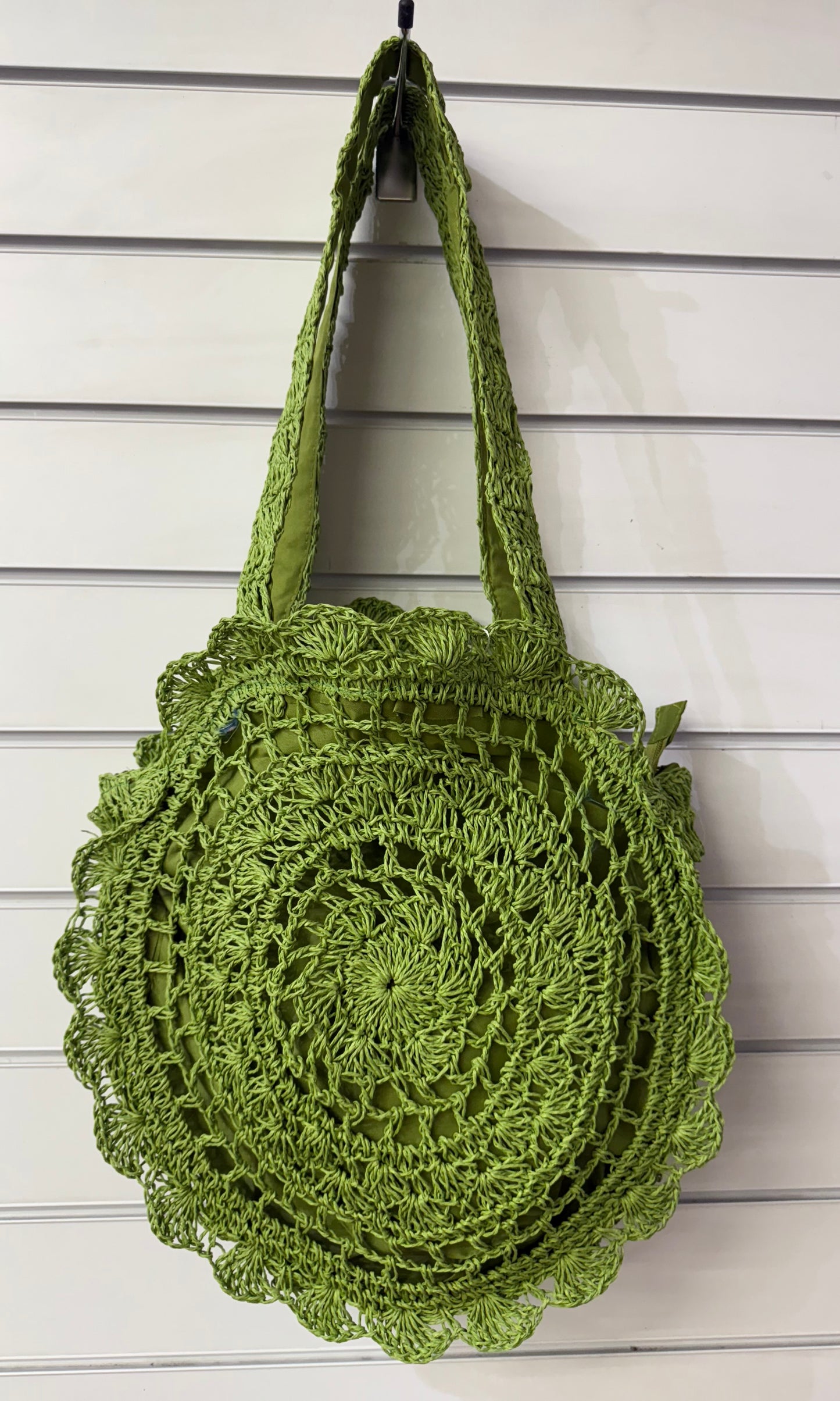 Woven Round Shopper Bag