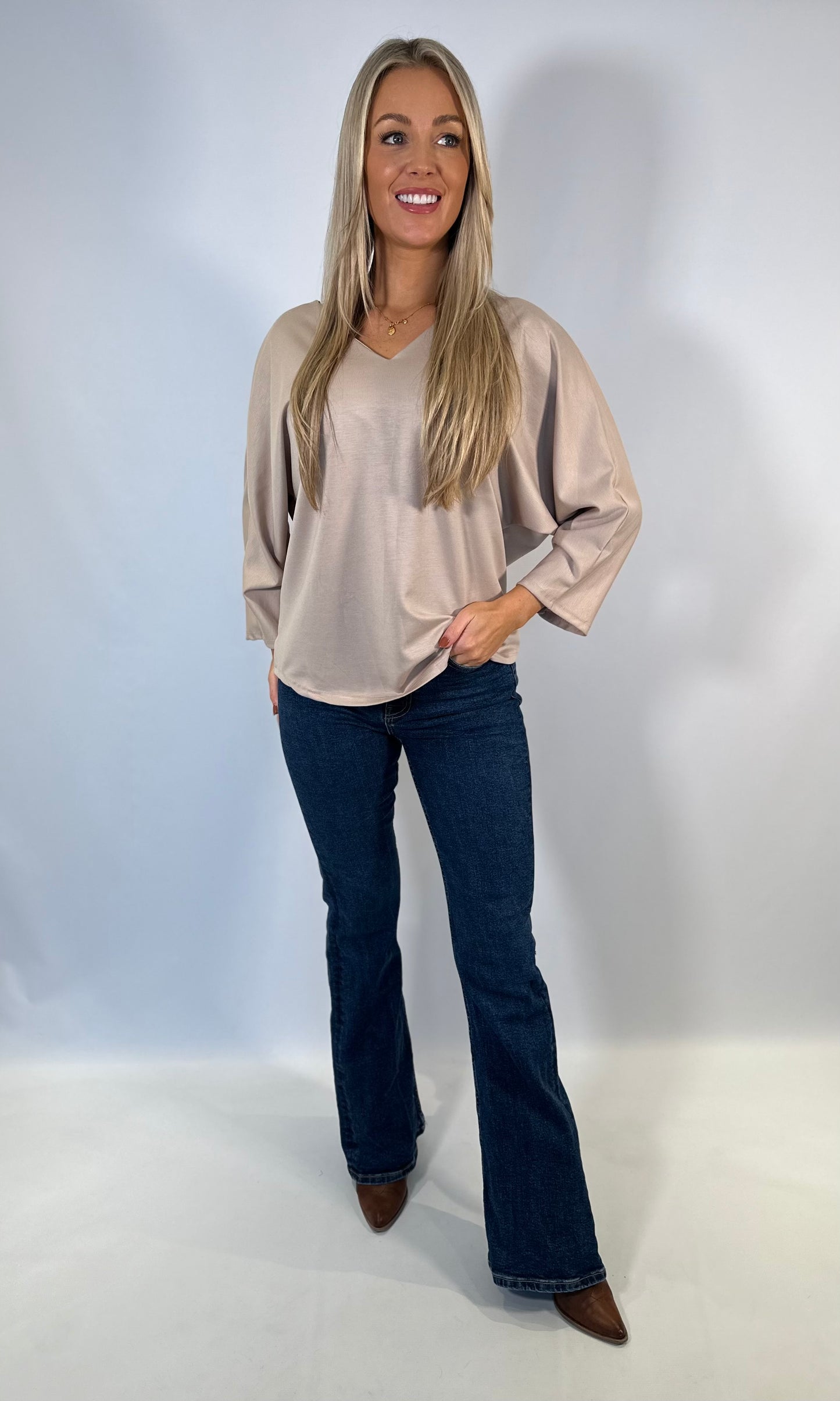 Bow Back Top