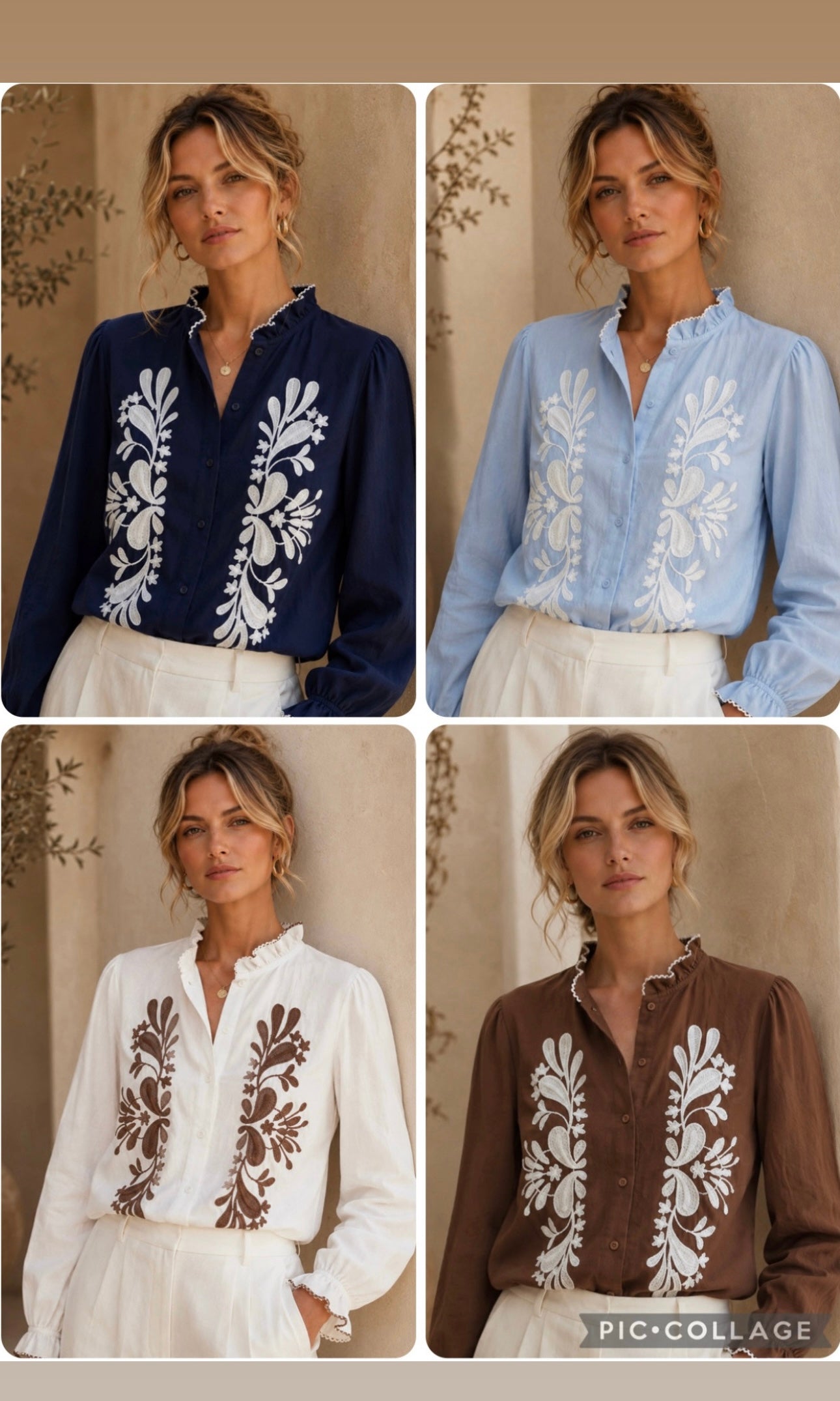 Chloe Embroidered Shirt