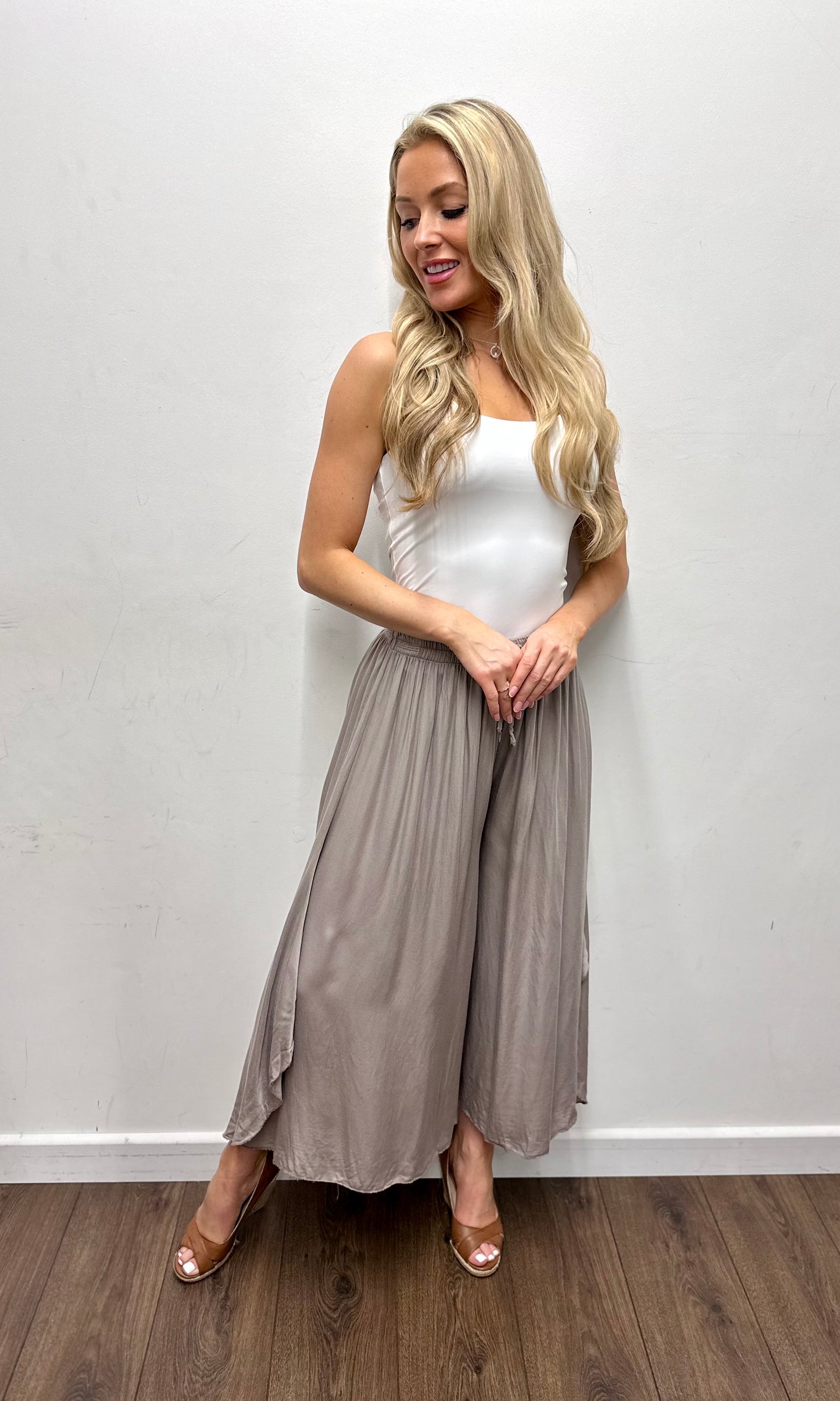 Boho Dip Hem Culotte