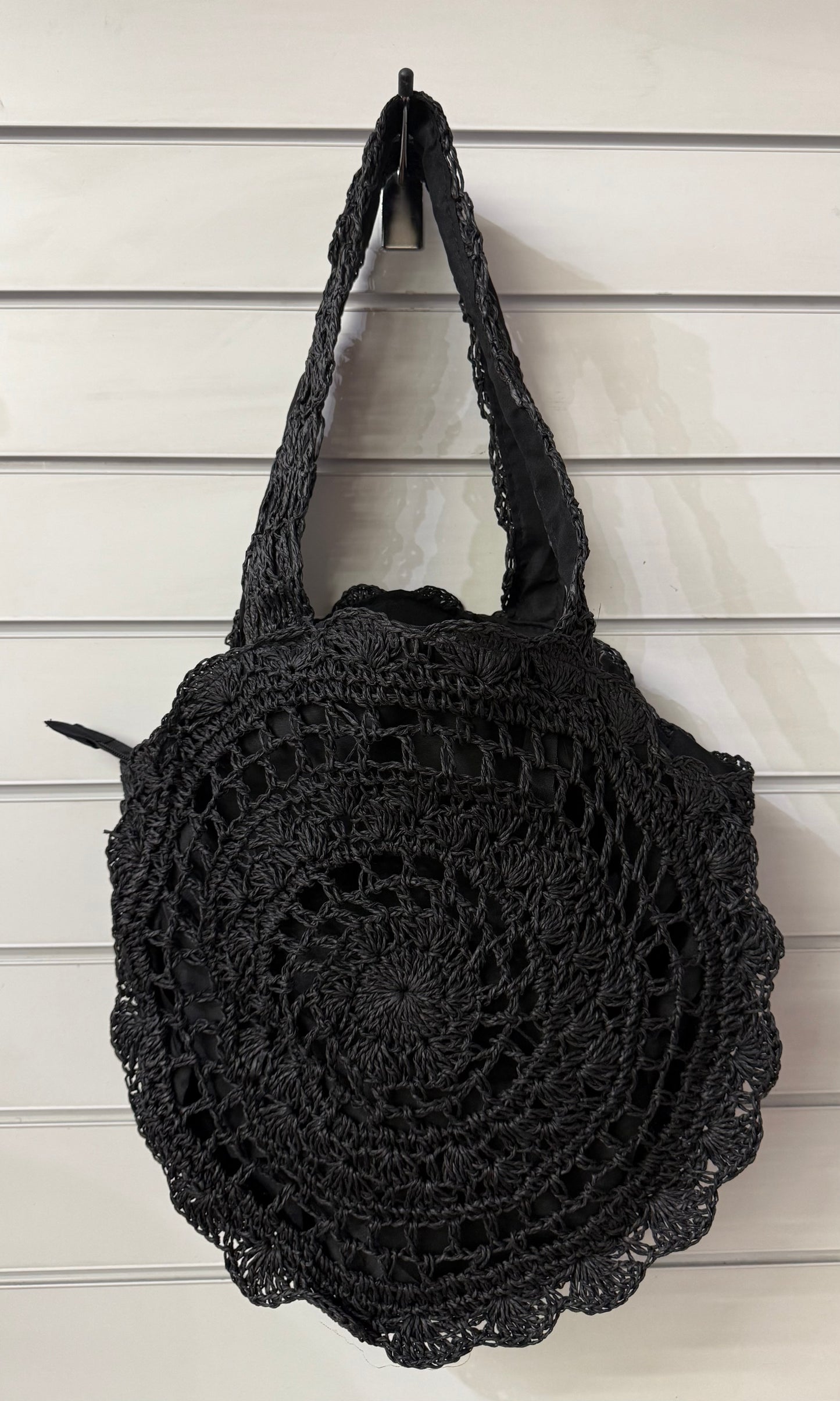 Woven Round Shopper Bag
