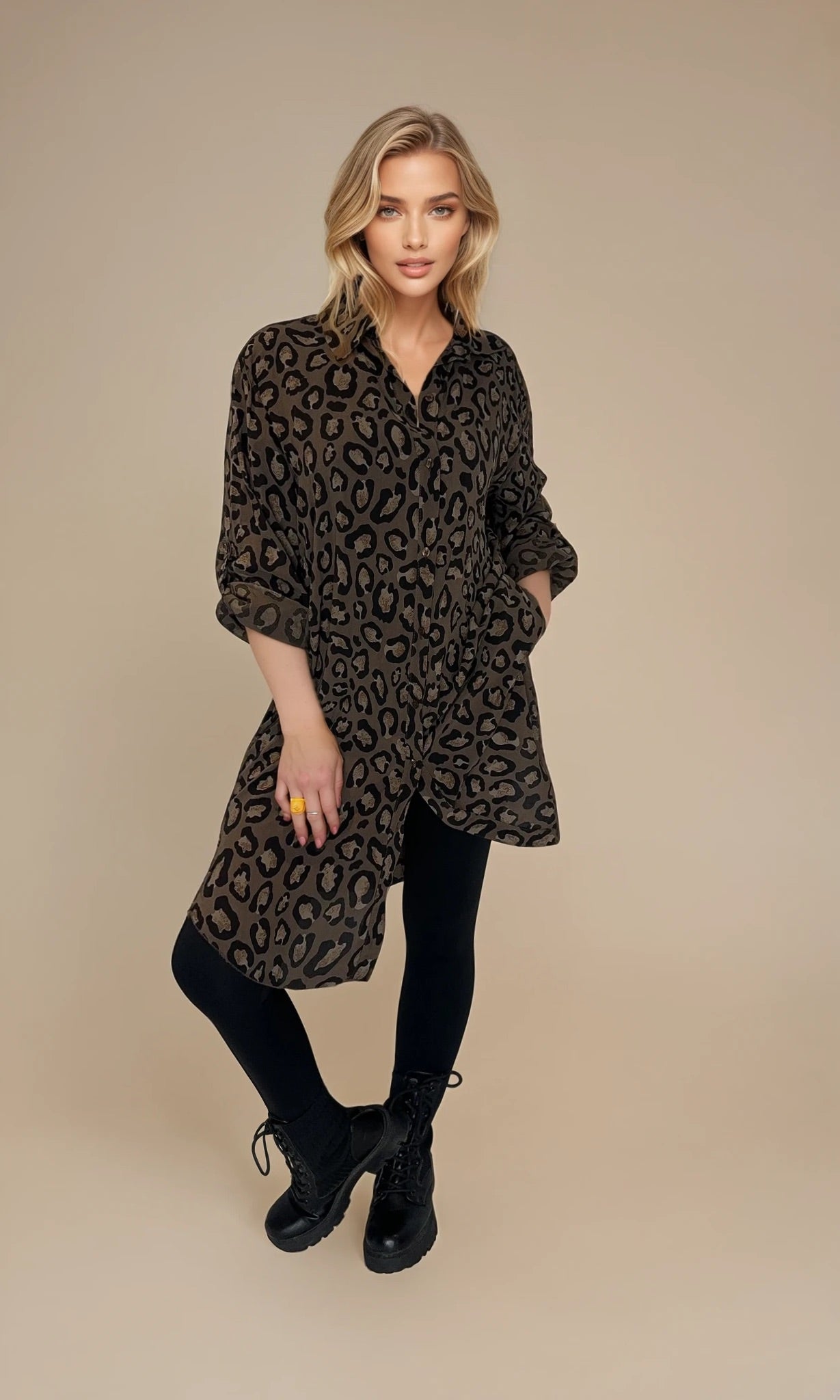 Leona leopard shirt