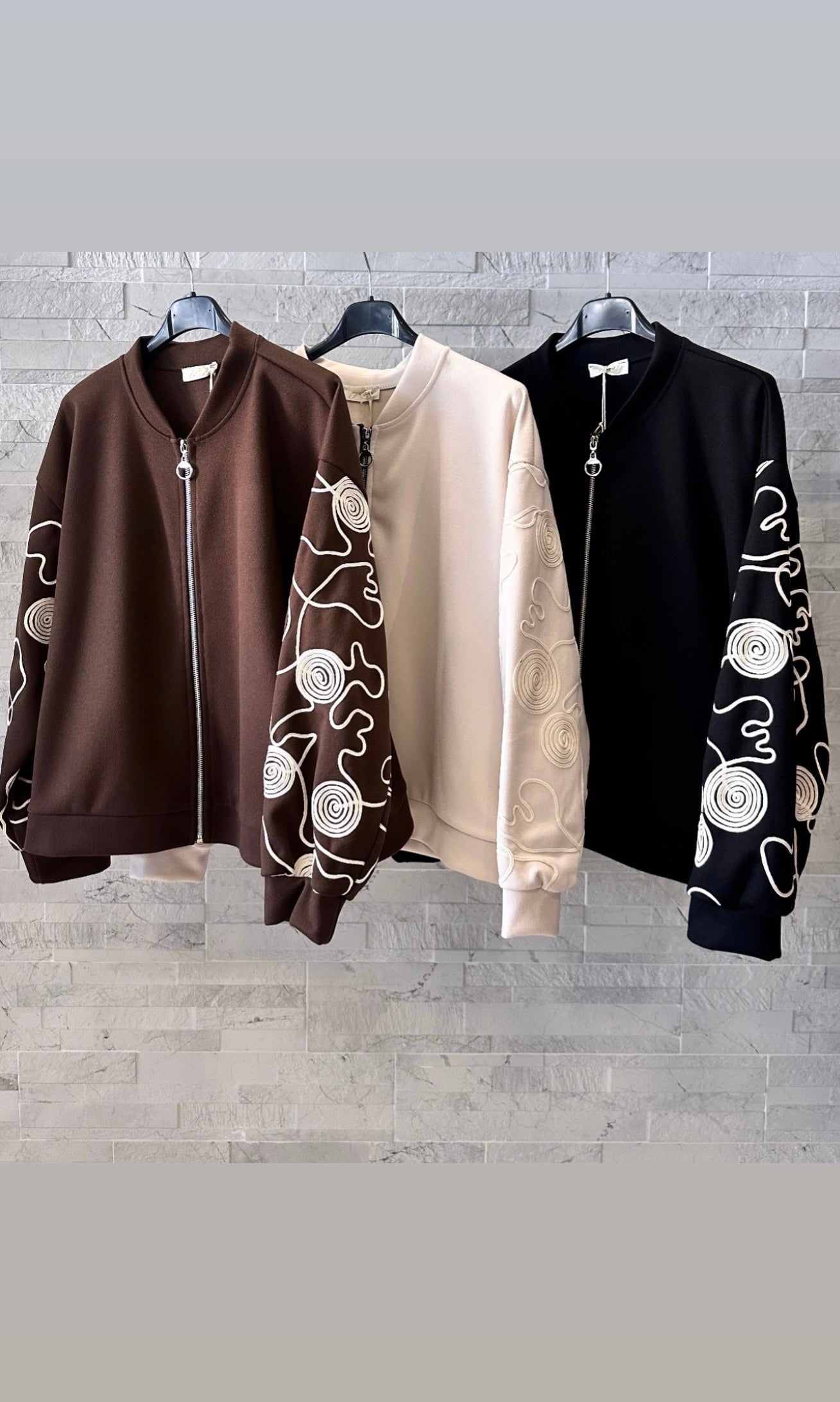 Zara Embroidered Bomber Jacket
