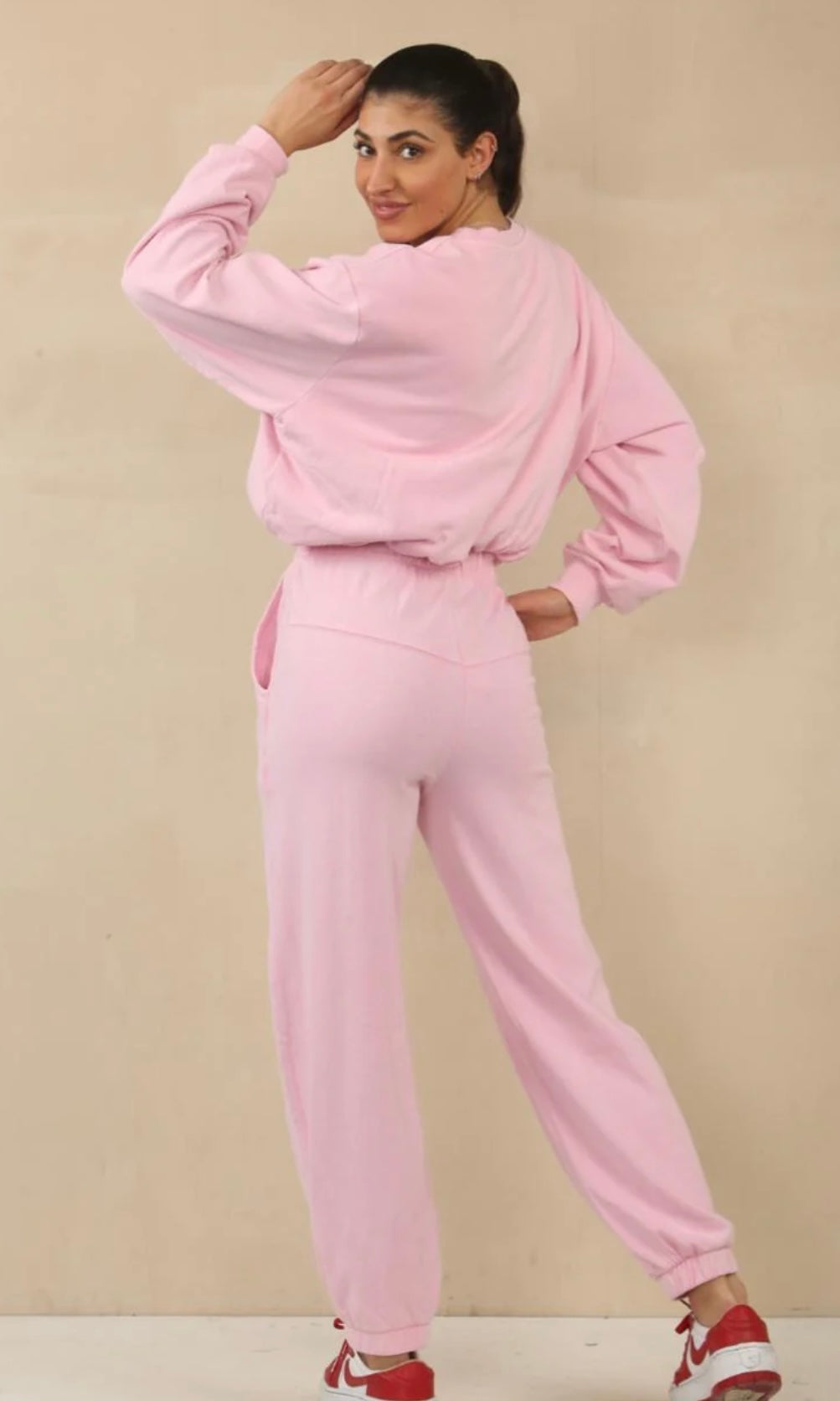 Acid Wash With Bubble Hem Lounge suit (10067)