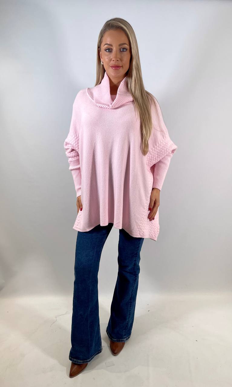 Oversized Cowl Neck Jumper
