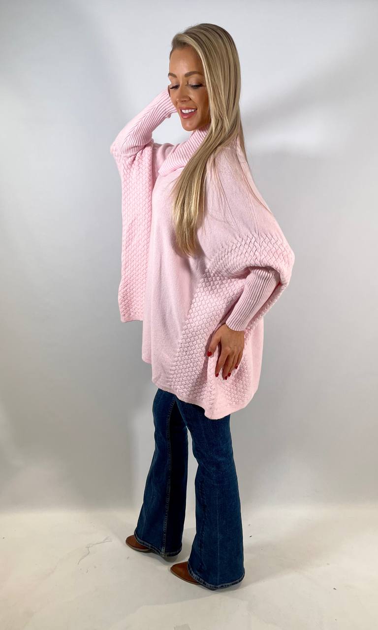 Oversized Cowl Neck Jumper