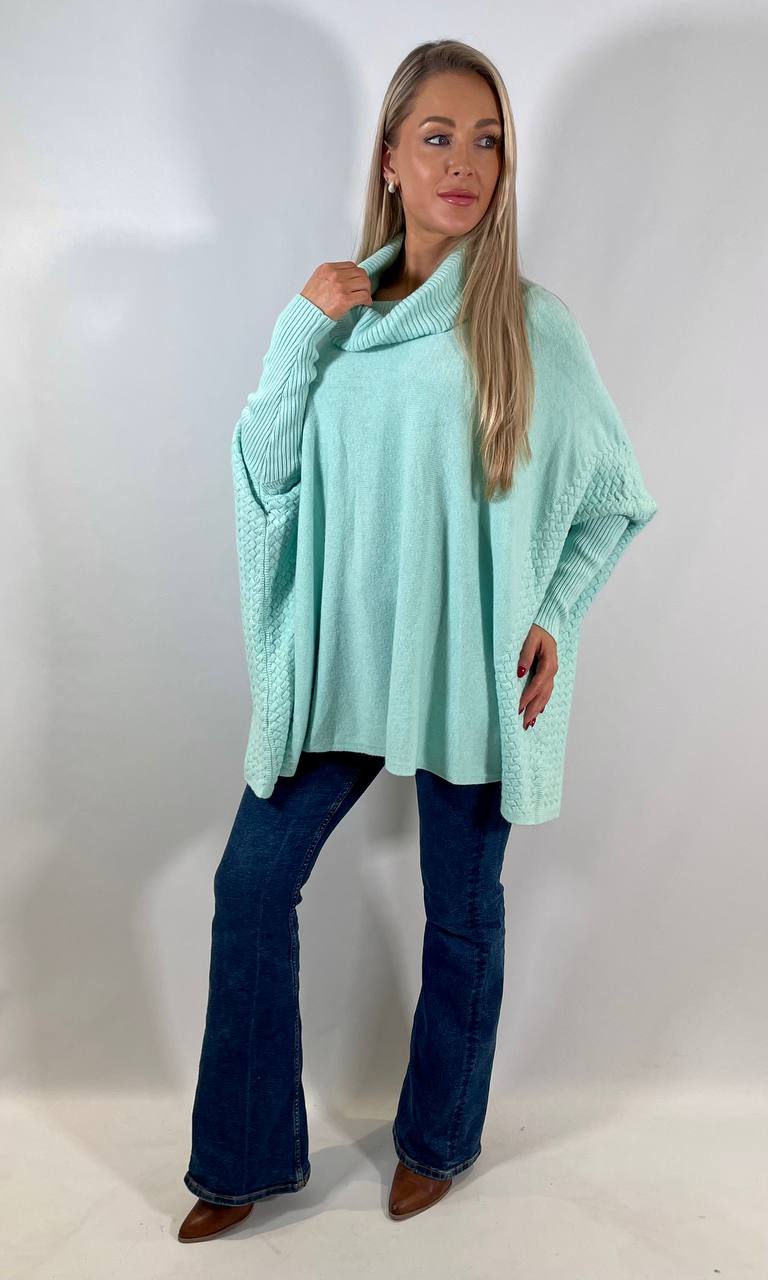 Oversized Cowl Neck Jumper