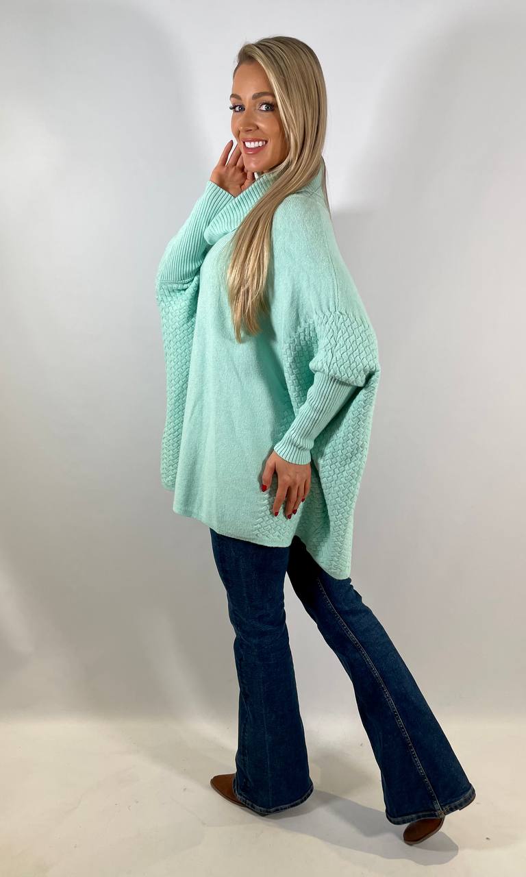 Oversized Cowl Neck Jumper