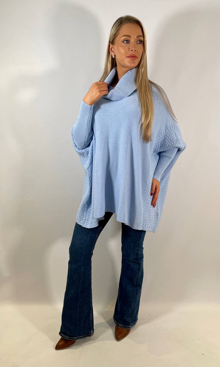 Oversized Cowl Neck Jumper