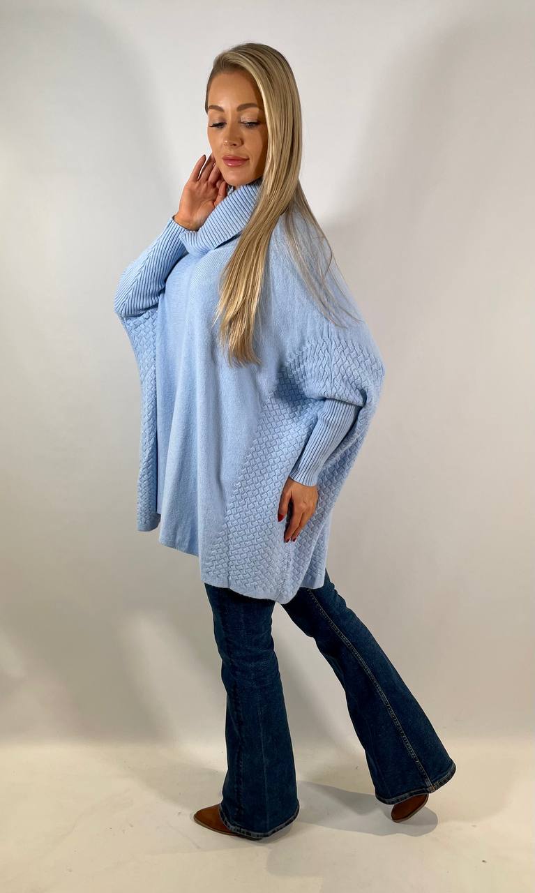 Oversized Cowl Neck Jumper