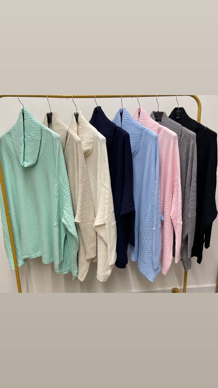 Oversized Cowl Neck Jumper