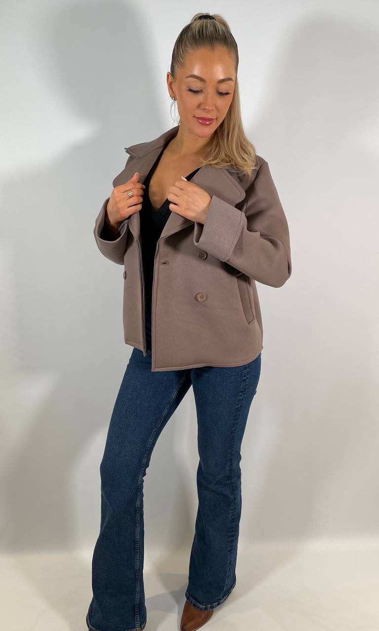 Billie scuba cropped Jacket