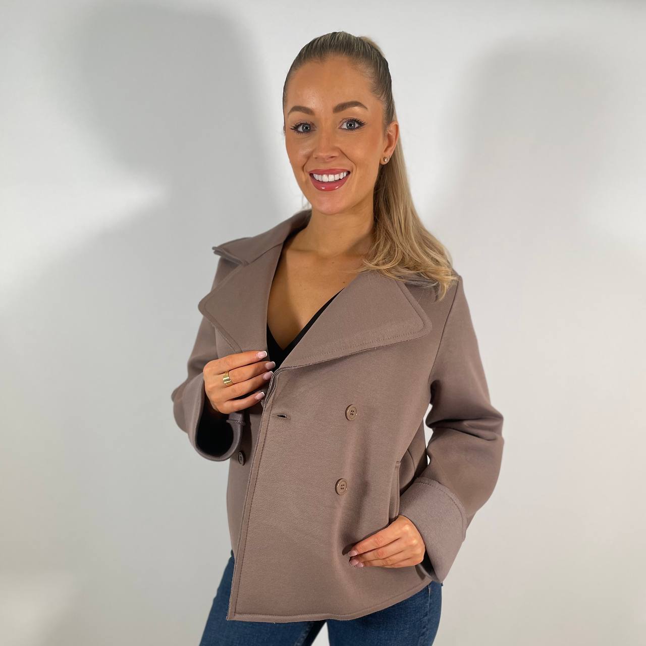 Billie scuba cropped Jacket