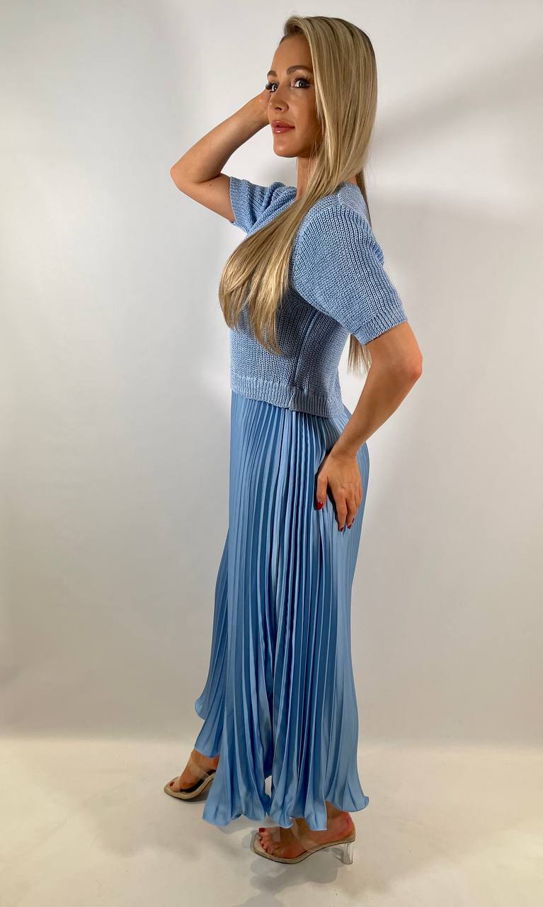 Satin Skirt Jumper Dress