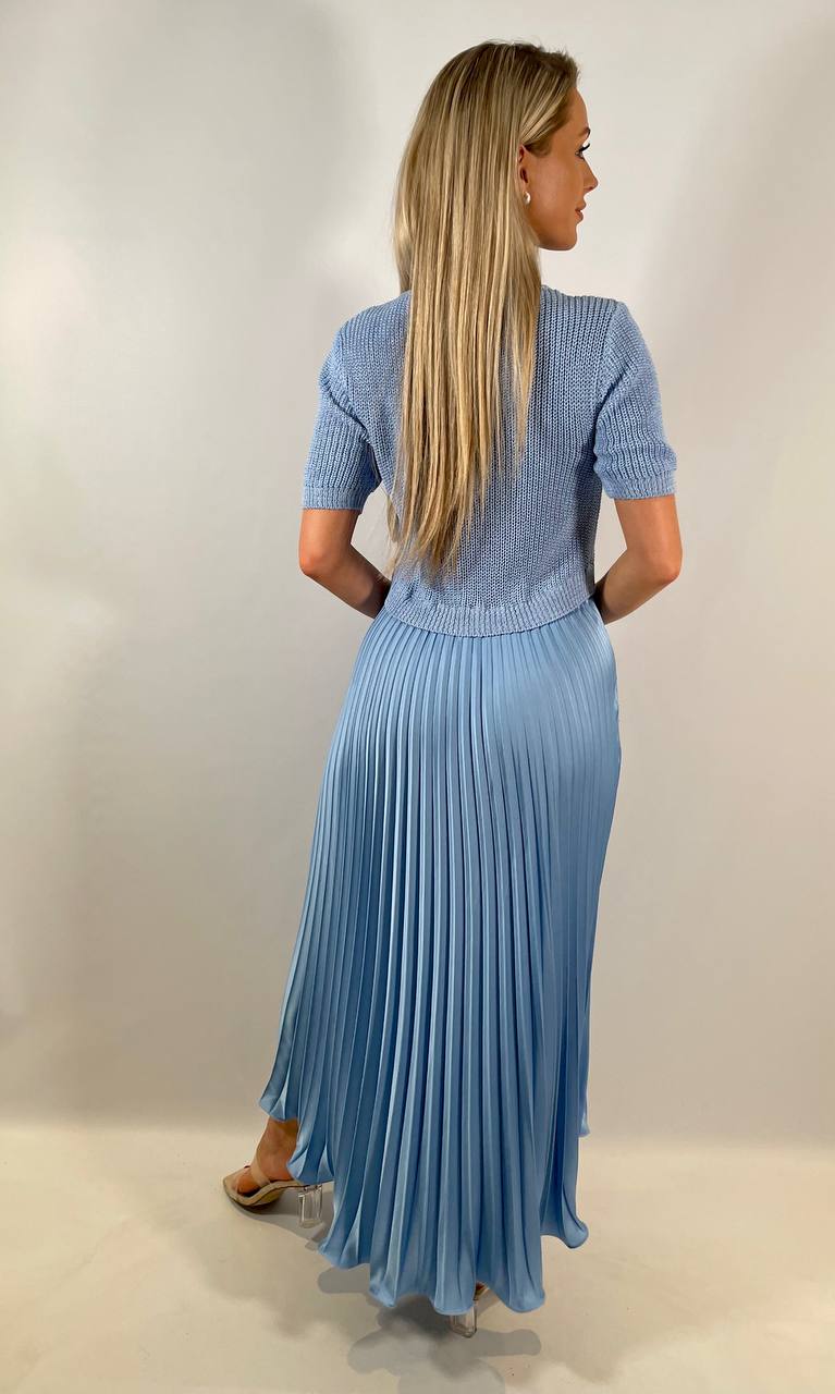 Satin Skirt Jumper Dress