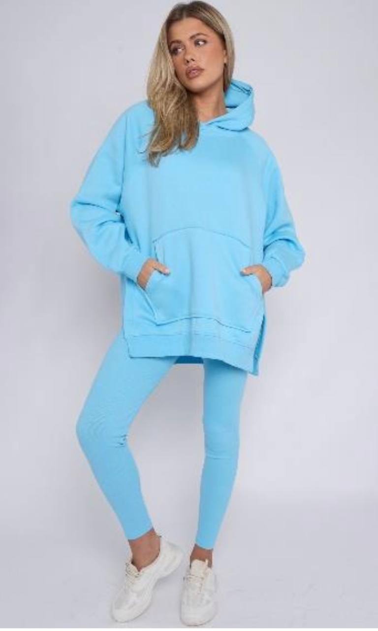 Longline hooded Loungesuit 1790