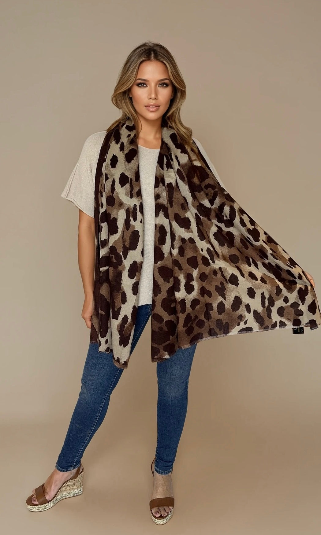Super Soft Leopard Scarf