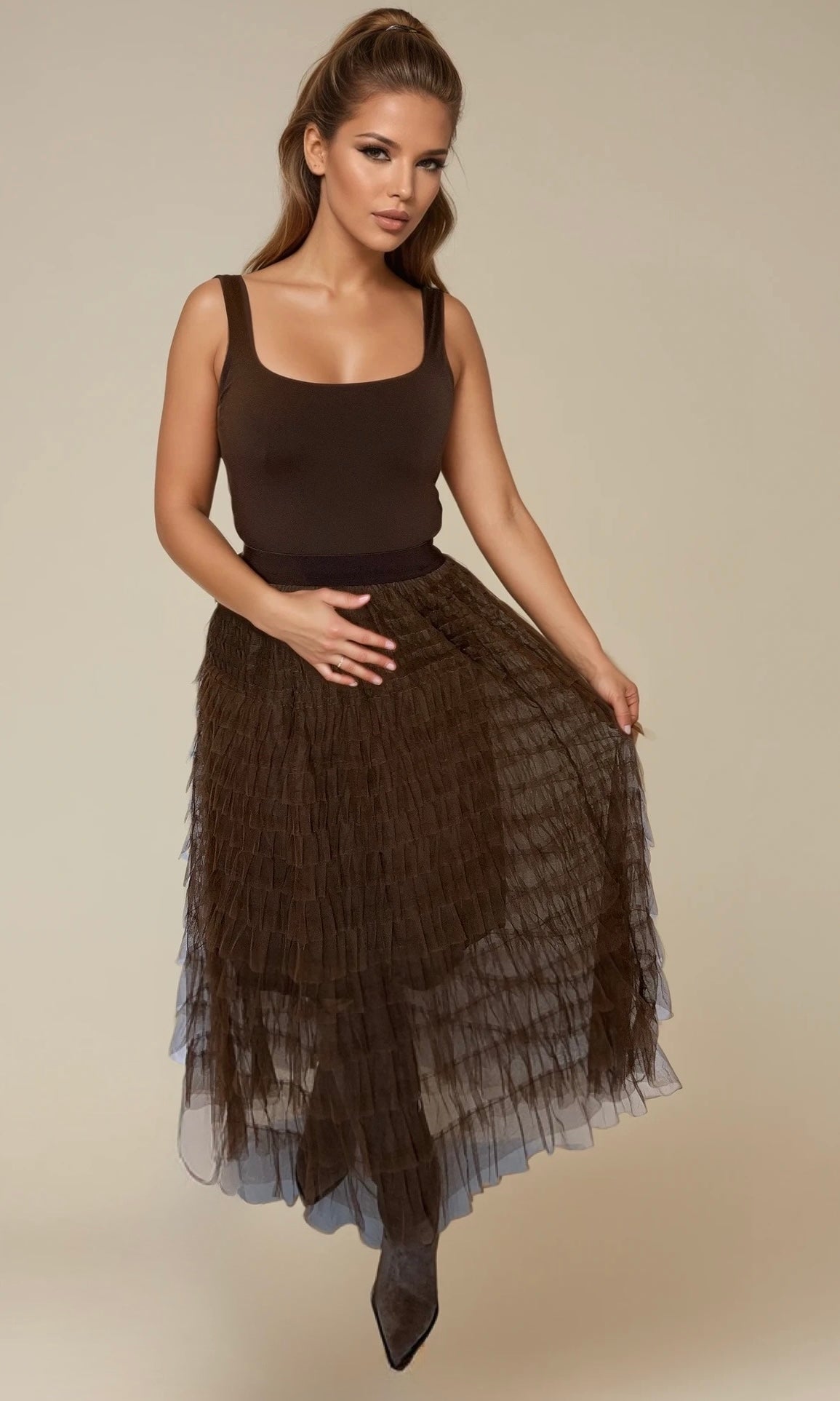 Fifi Tiered Tulle Skirt