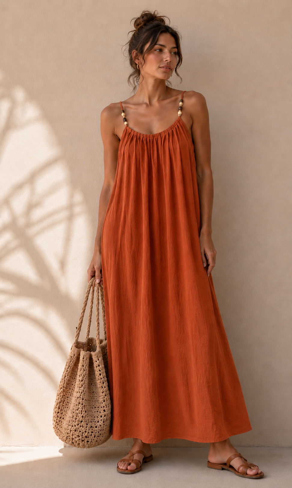 Elsie beaded maxi dress